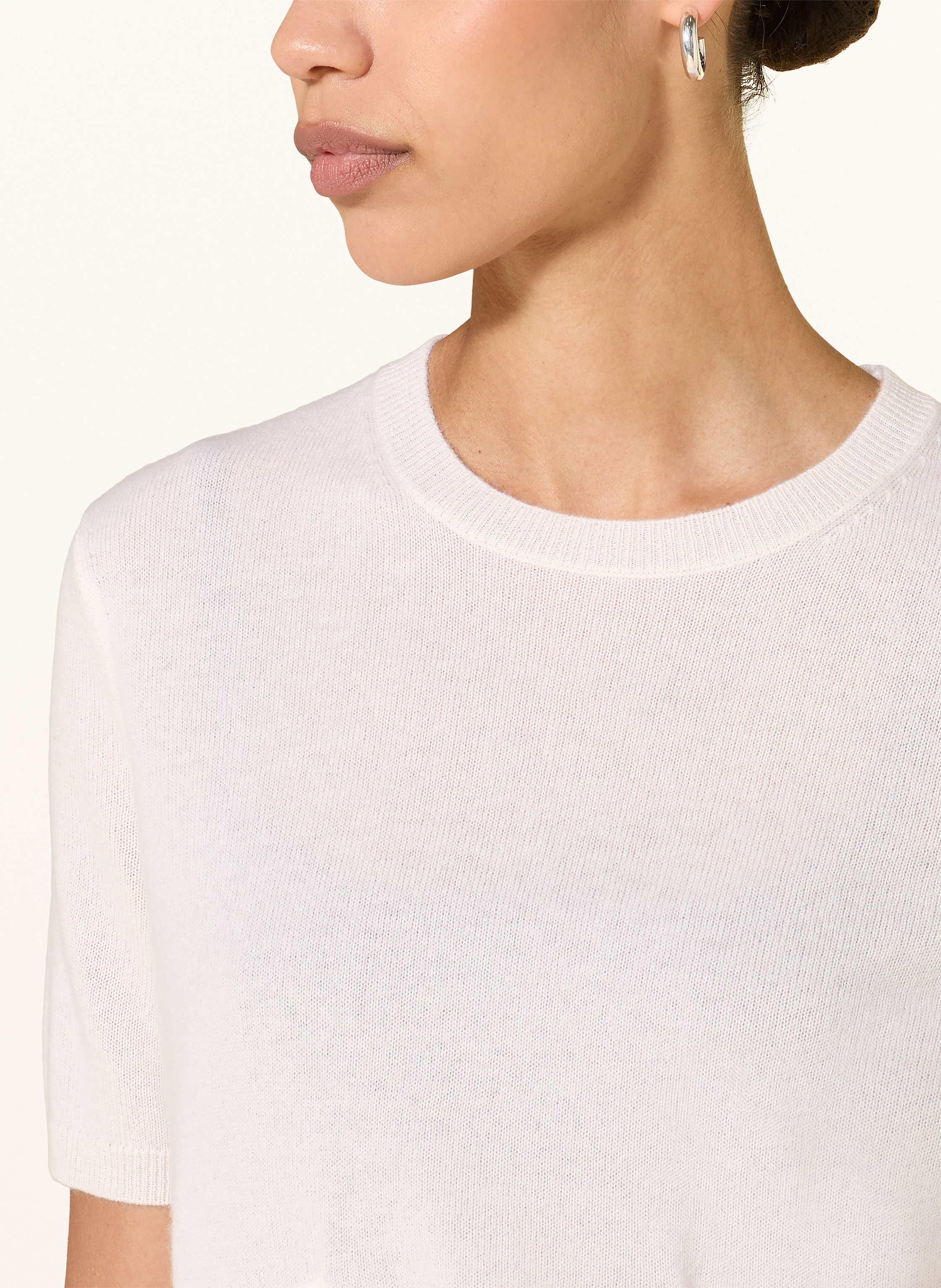 Thumbnail - Lilienfels Strickshirt Mit Cashmere weiss