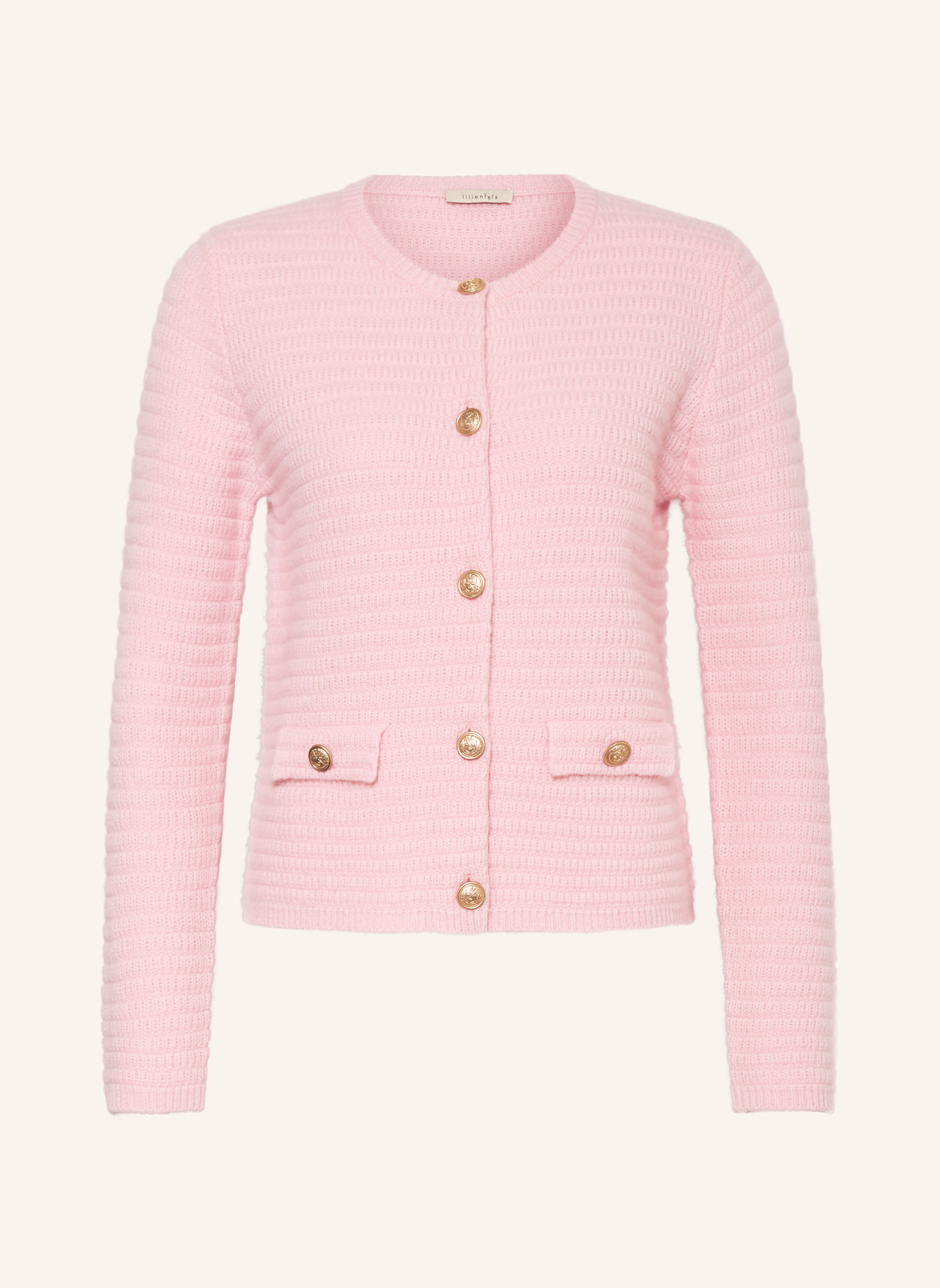 Lilienfels Strickjacke Mit Cashmere rosa