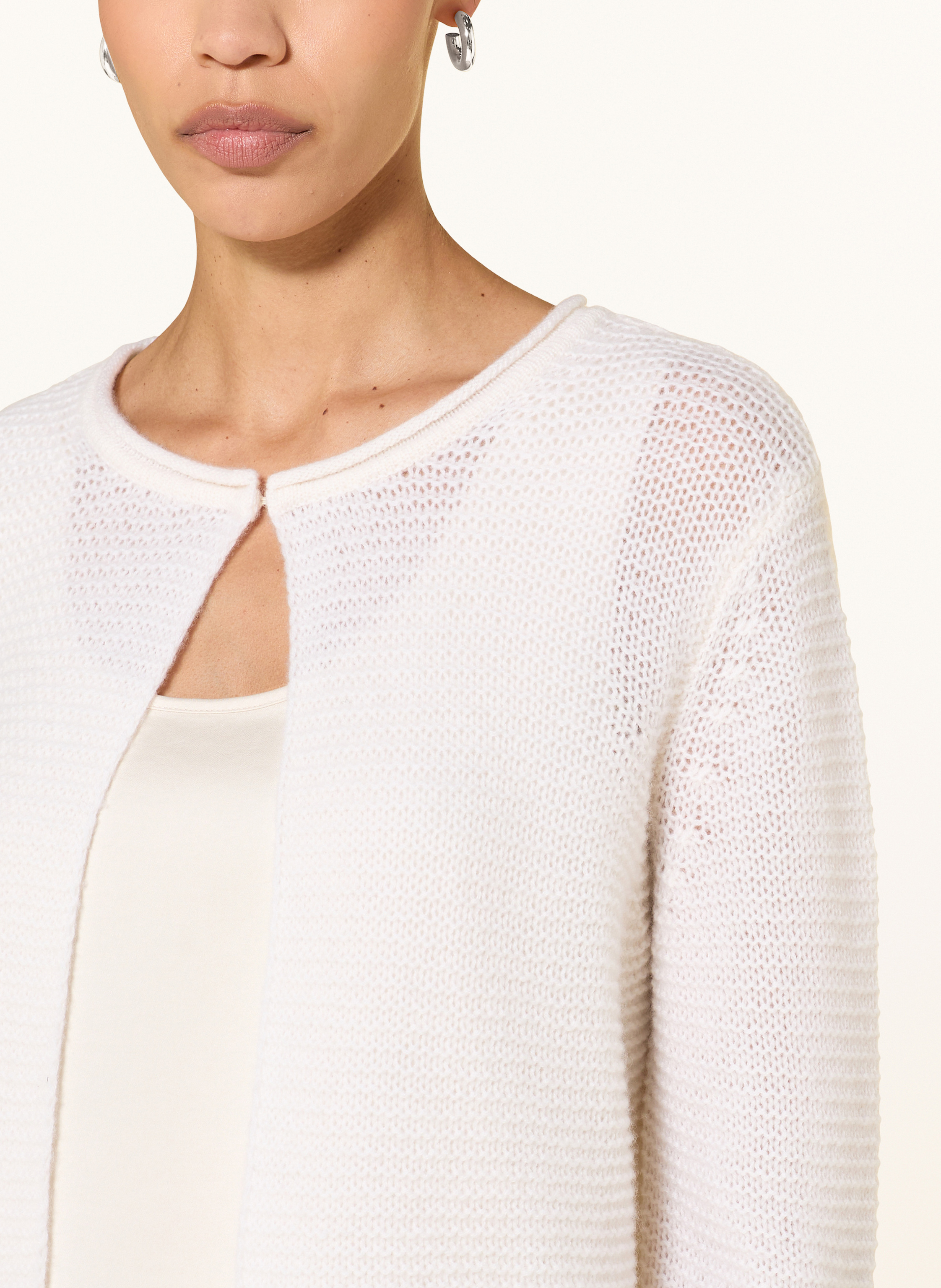 Thumbnail - Lilienfels Strickjacke Mit Cashmere weiss