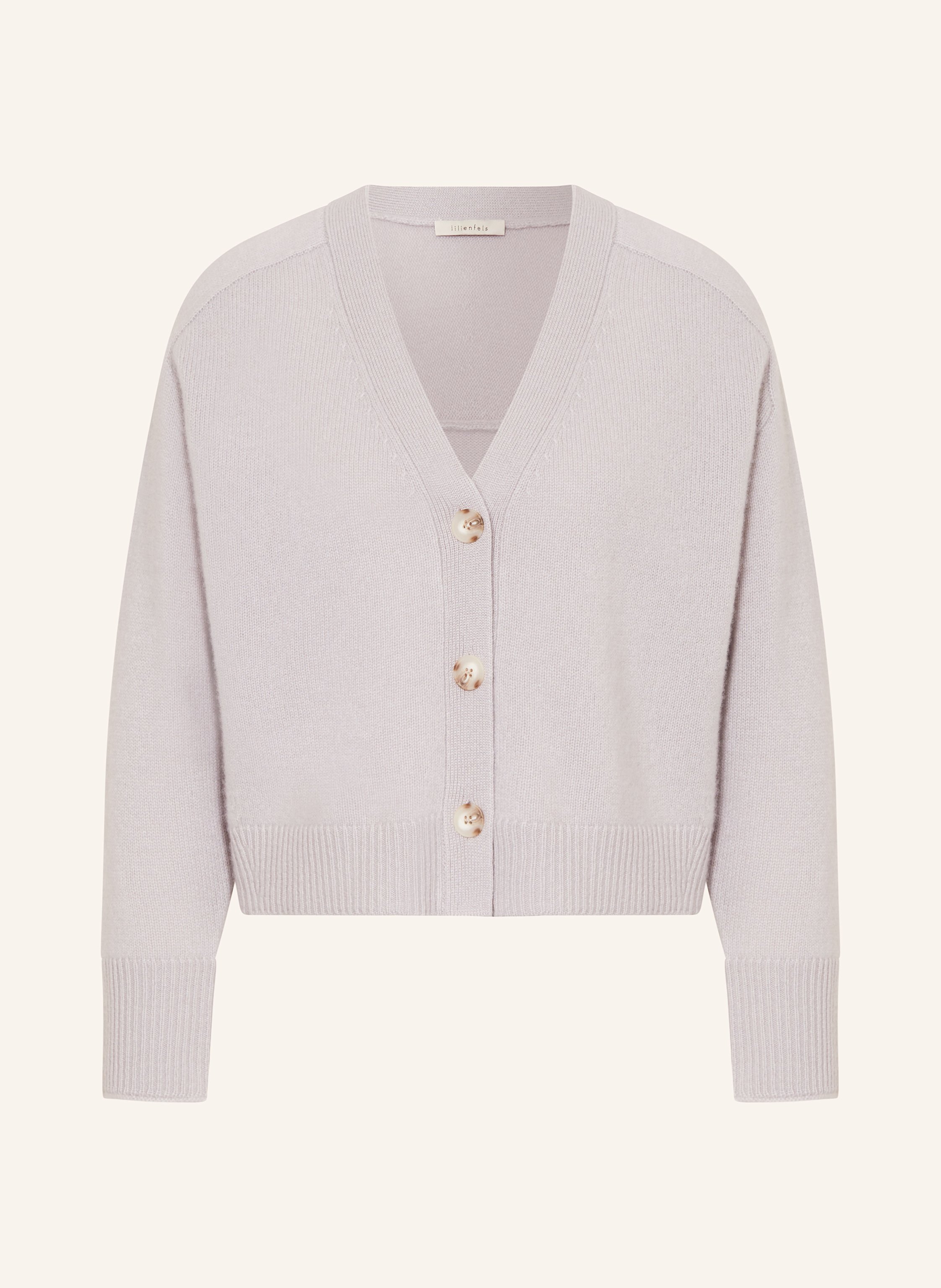 Lilienfels Strickjacke Aus Cashmere grau