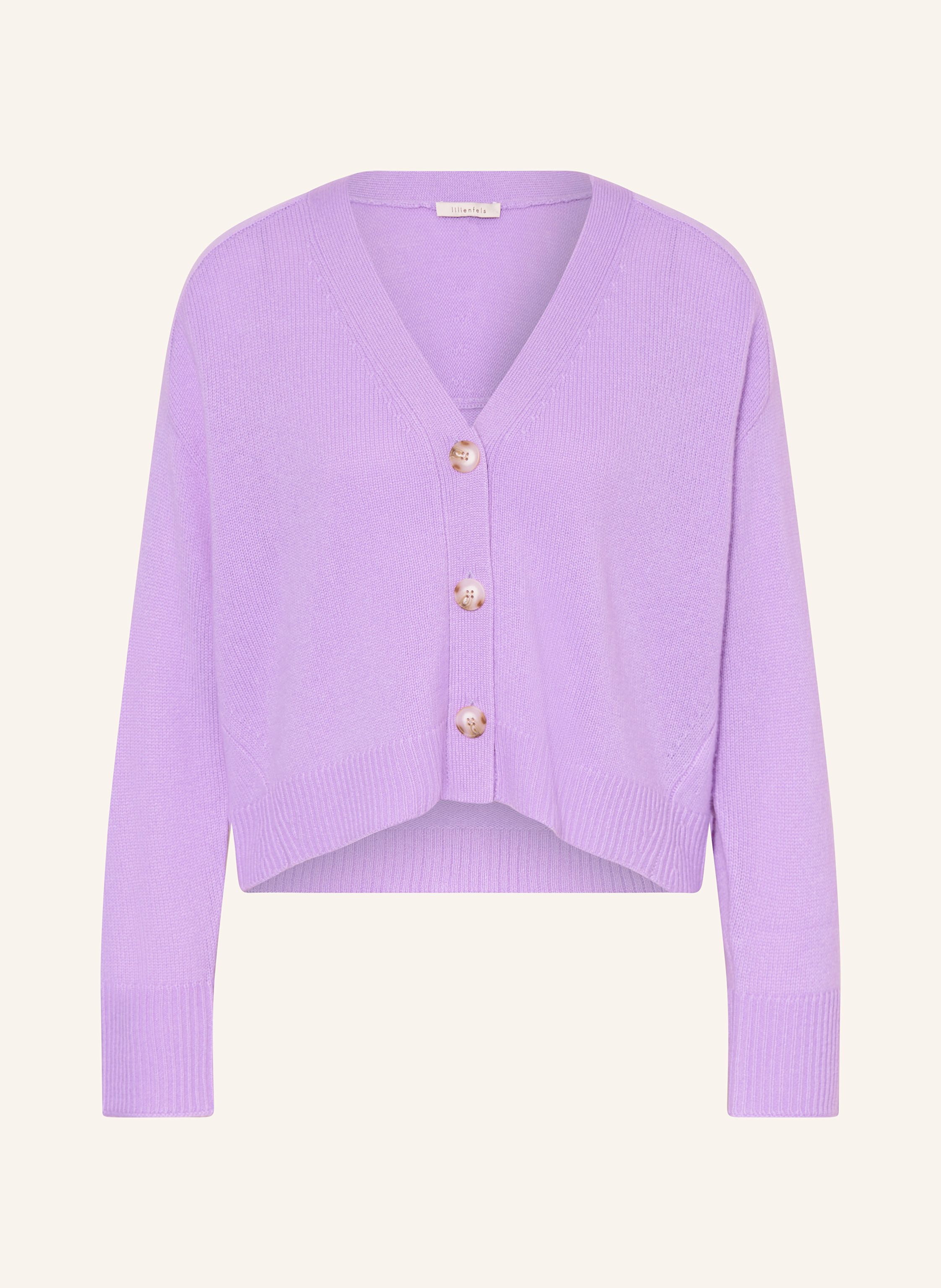 Lilienfels Strickjacke Aus Cashmere lila