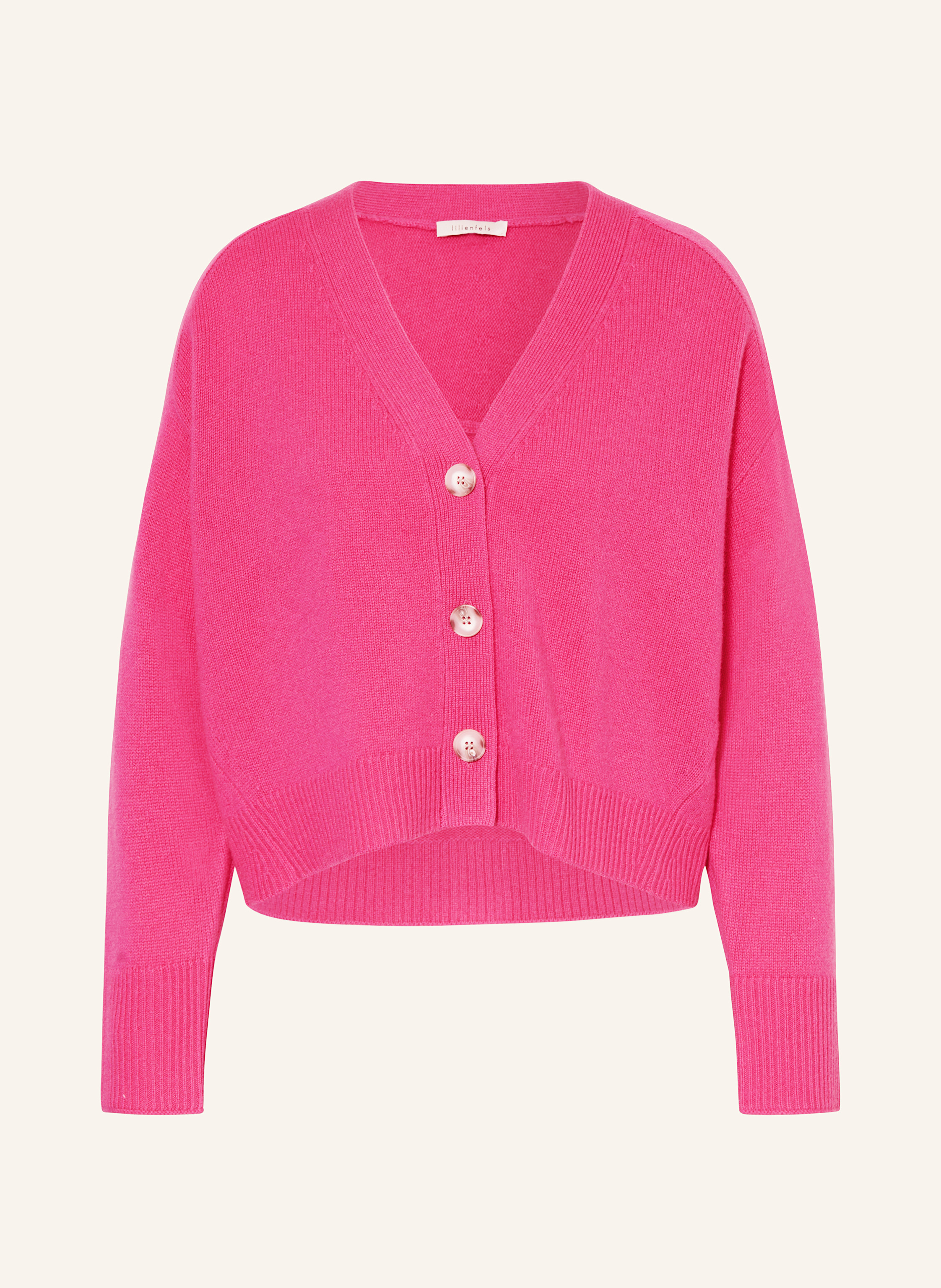 Lilienfels Strickjacke Aus Cashmere pink