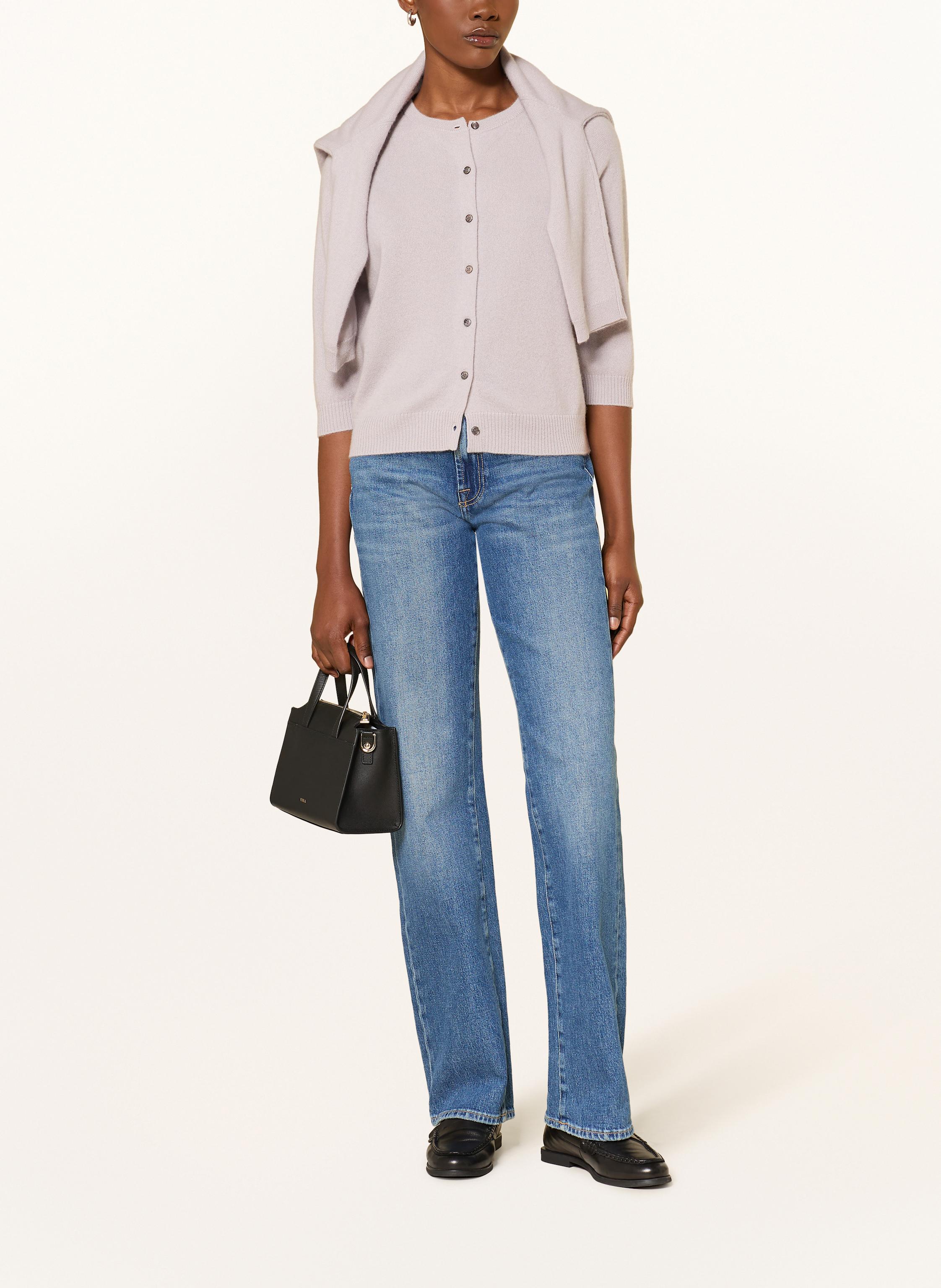 Thumbnail - Lilienfels Strickjacke Aus Cashmere Mit 3/4-Arm grau