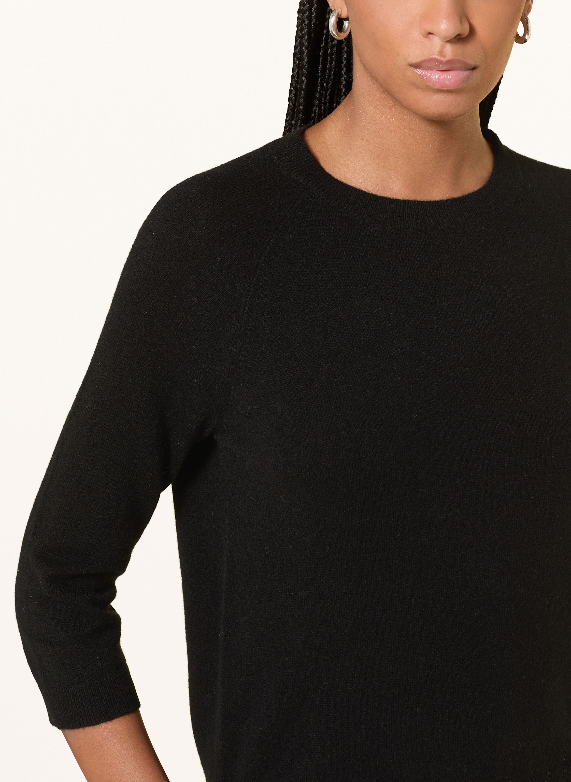 Thumbnail - Lilienfels Cashmere-Pullover Mit 3/4-Arm schwarz