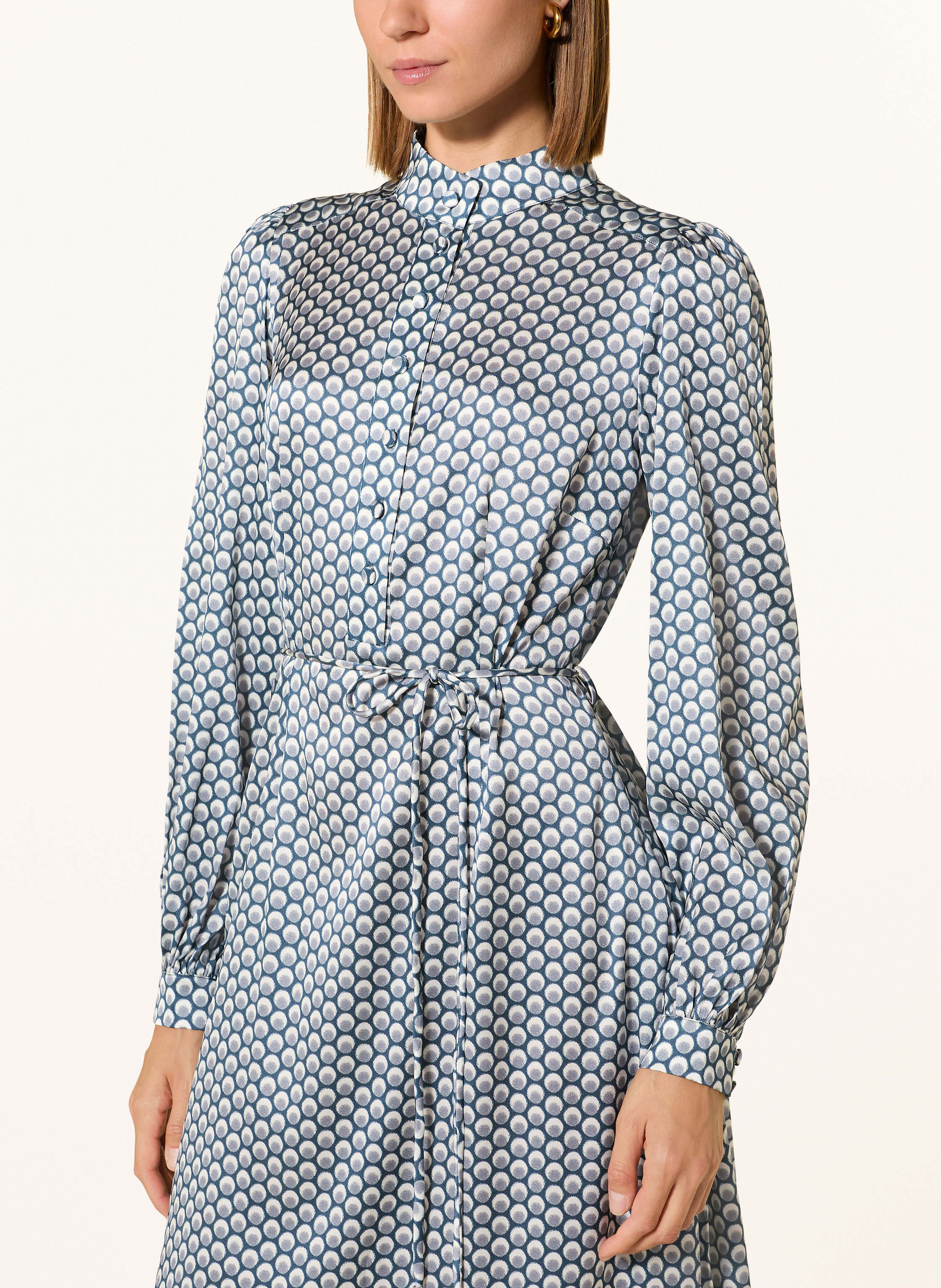 Thumbnail - Dea Kudibal Satinkleid Aus Seide blau