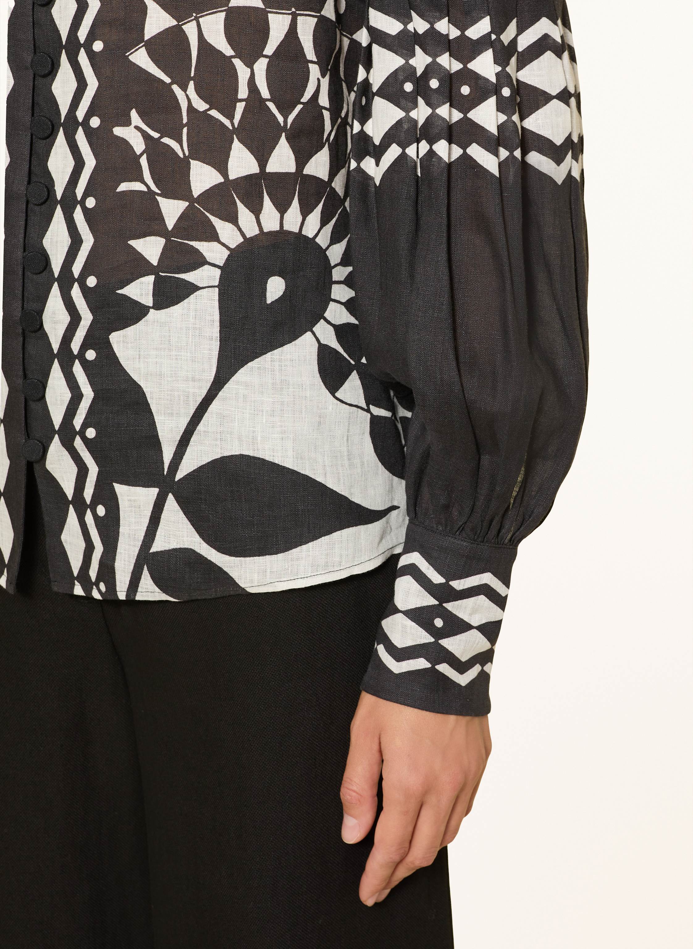 Thumbnail - Dea Kudibal Hemdbluse Aus Leinen schwarz