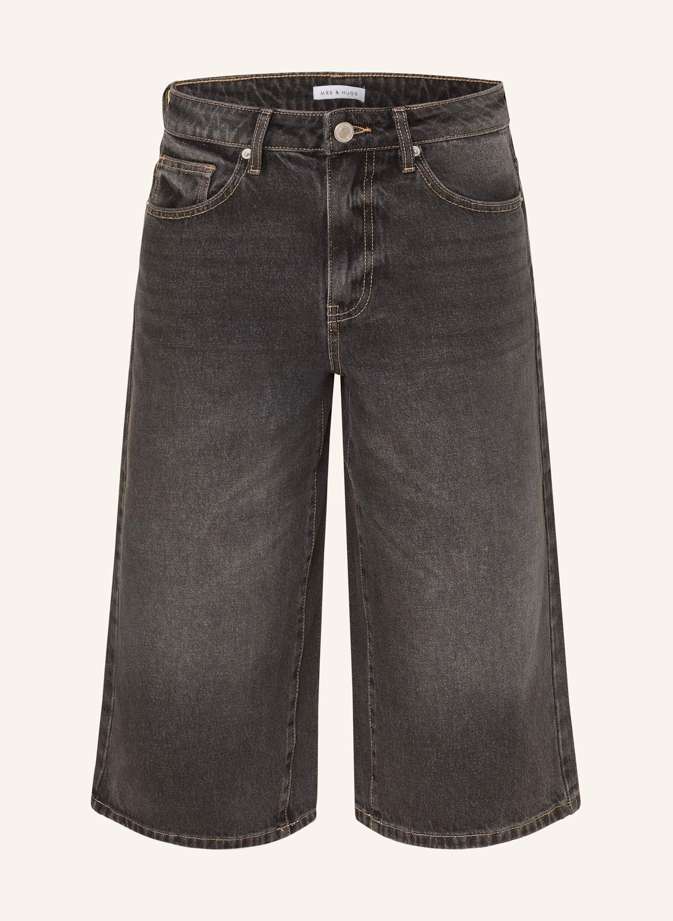 Mrs & Hugs 3/4-Jeans schwarz