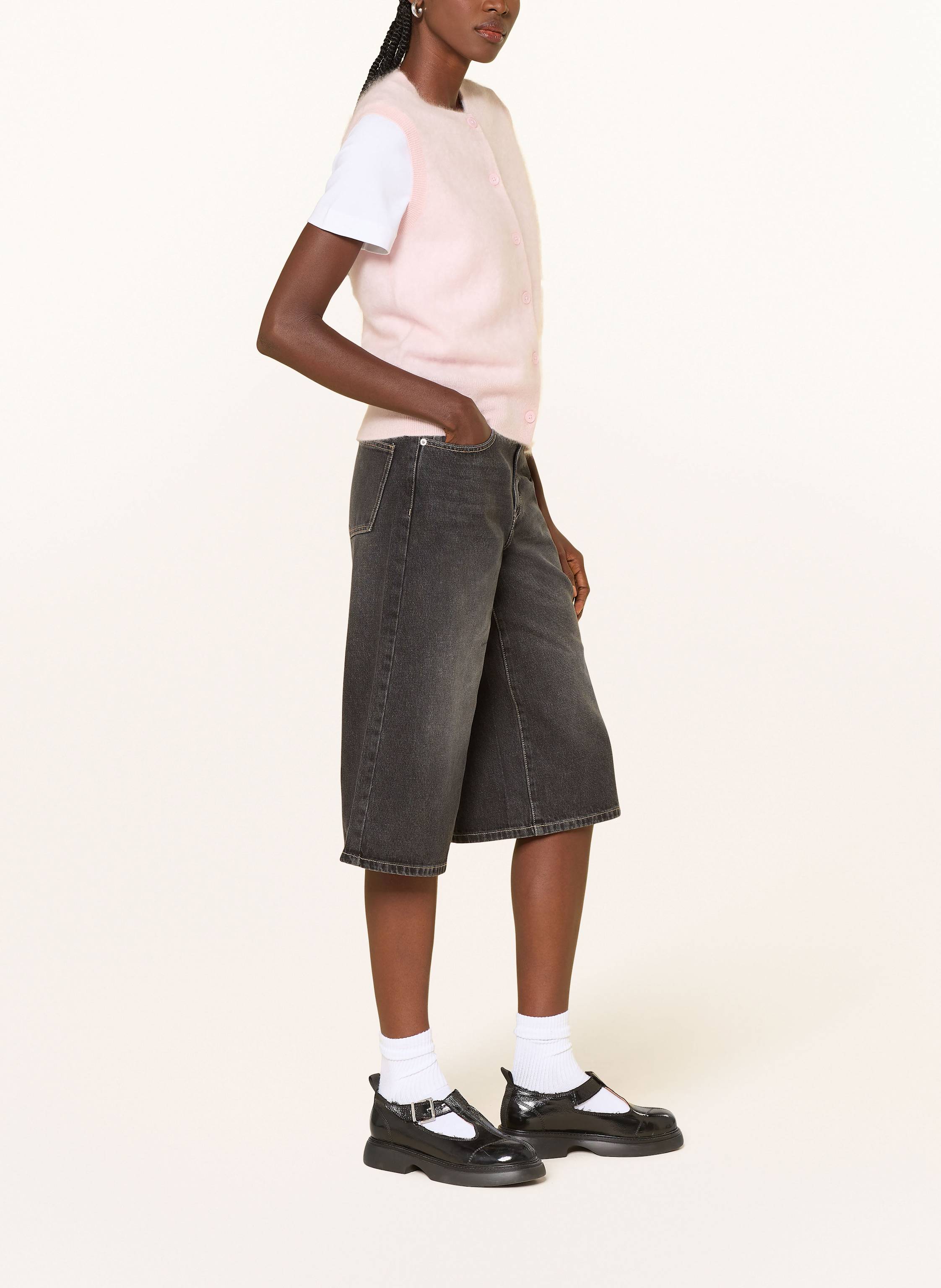 Thumbnail - Mrs & Hugs 3/4-Jeans schwarz