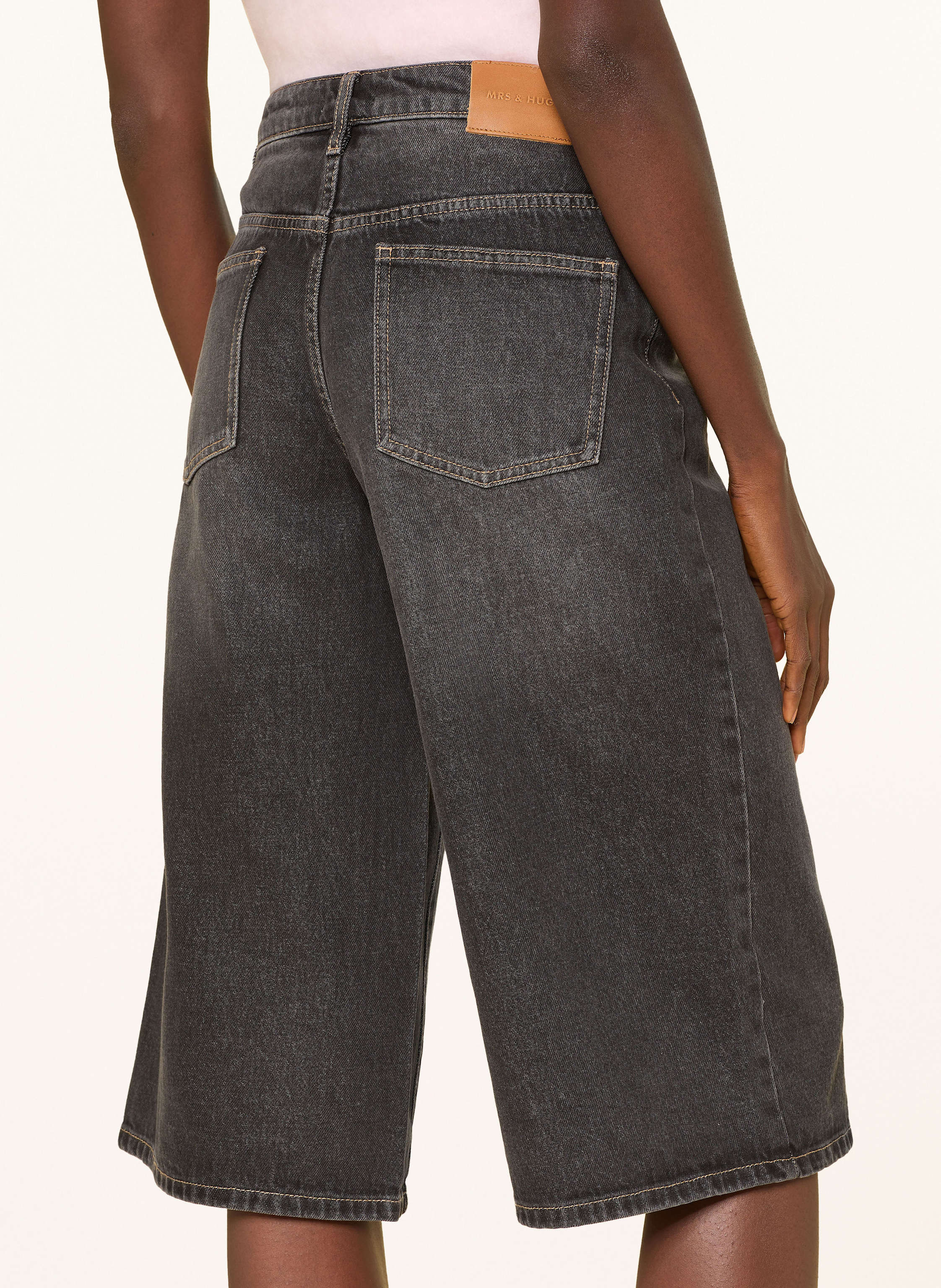 Thumbnail - Mrs & Hugs 3/4-Jeans schwarz