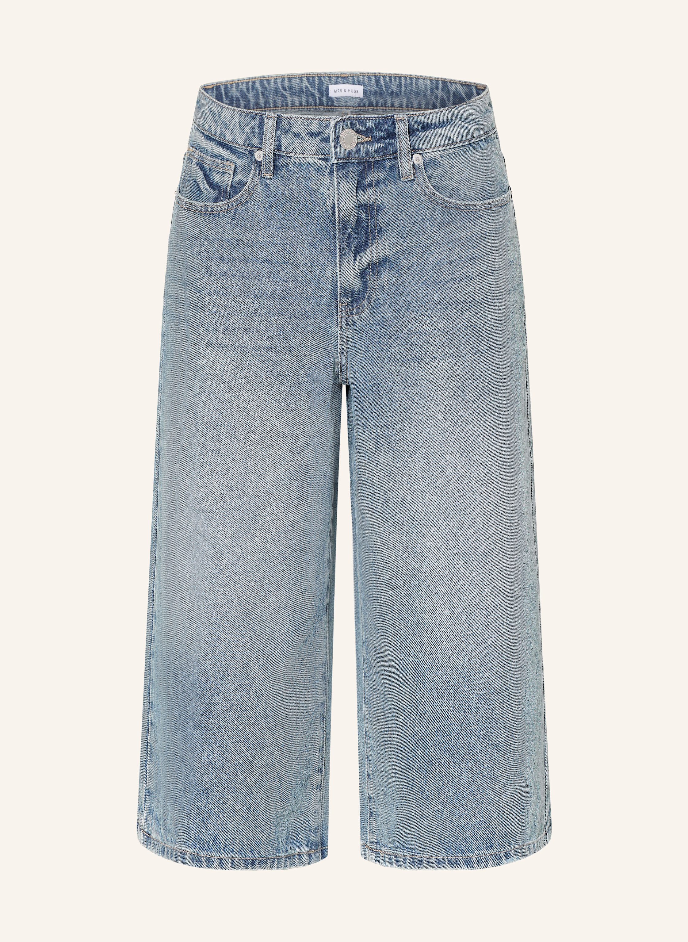 Mrs & Hugs 3/4-Jeans blau