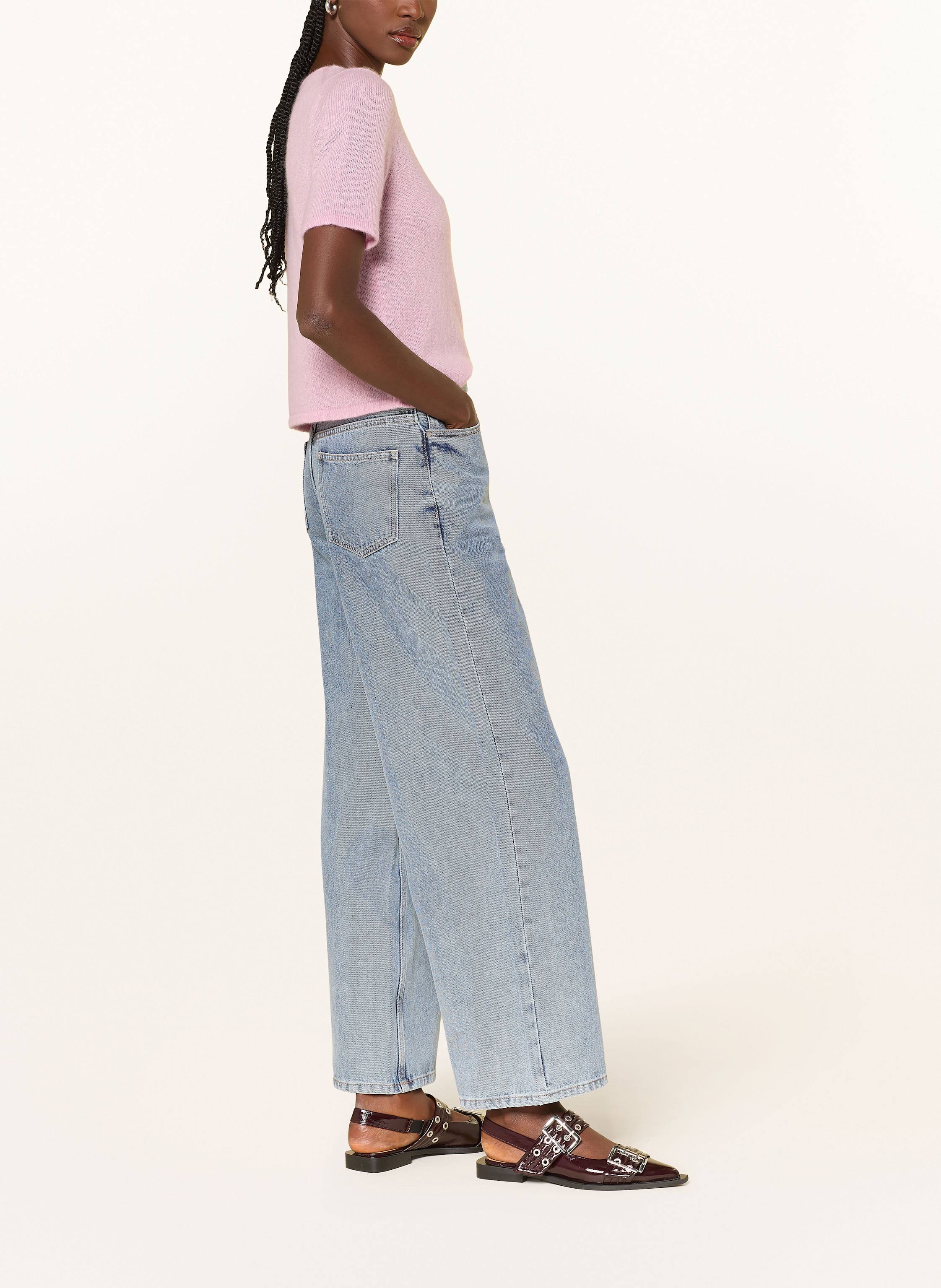 Thumbnail - Mrs & Hugs Wide Leg Jeans blau
