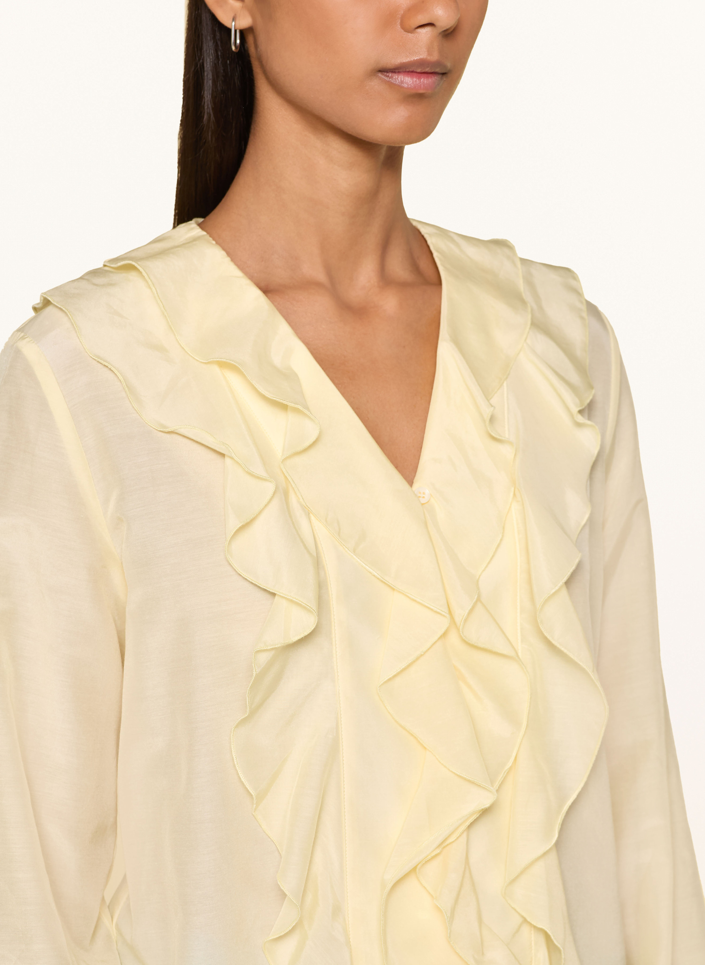 Thumbnail - Darling Harbour Bluse Mit Rüschen gelb