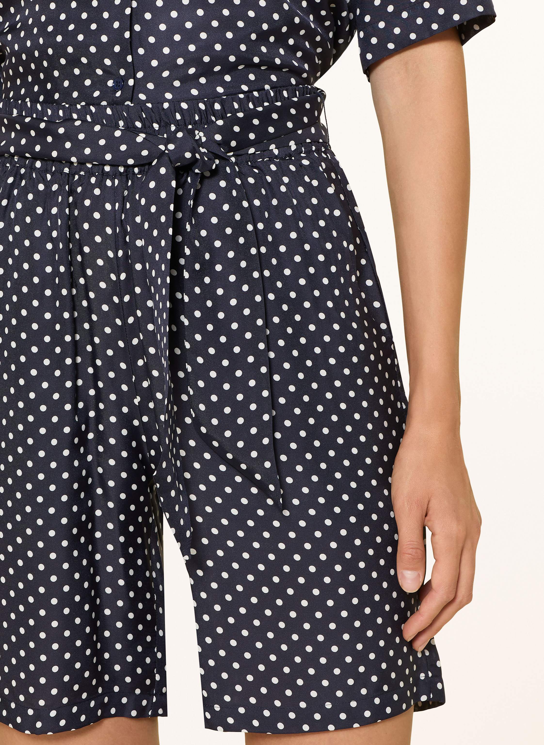 Thumbnail - Darling Harbour Shorts Mit Seide blau