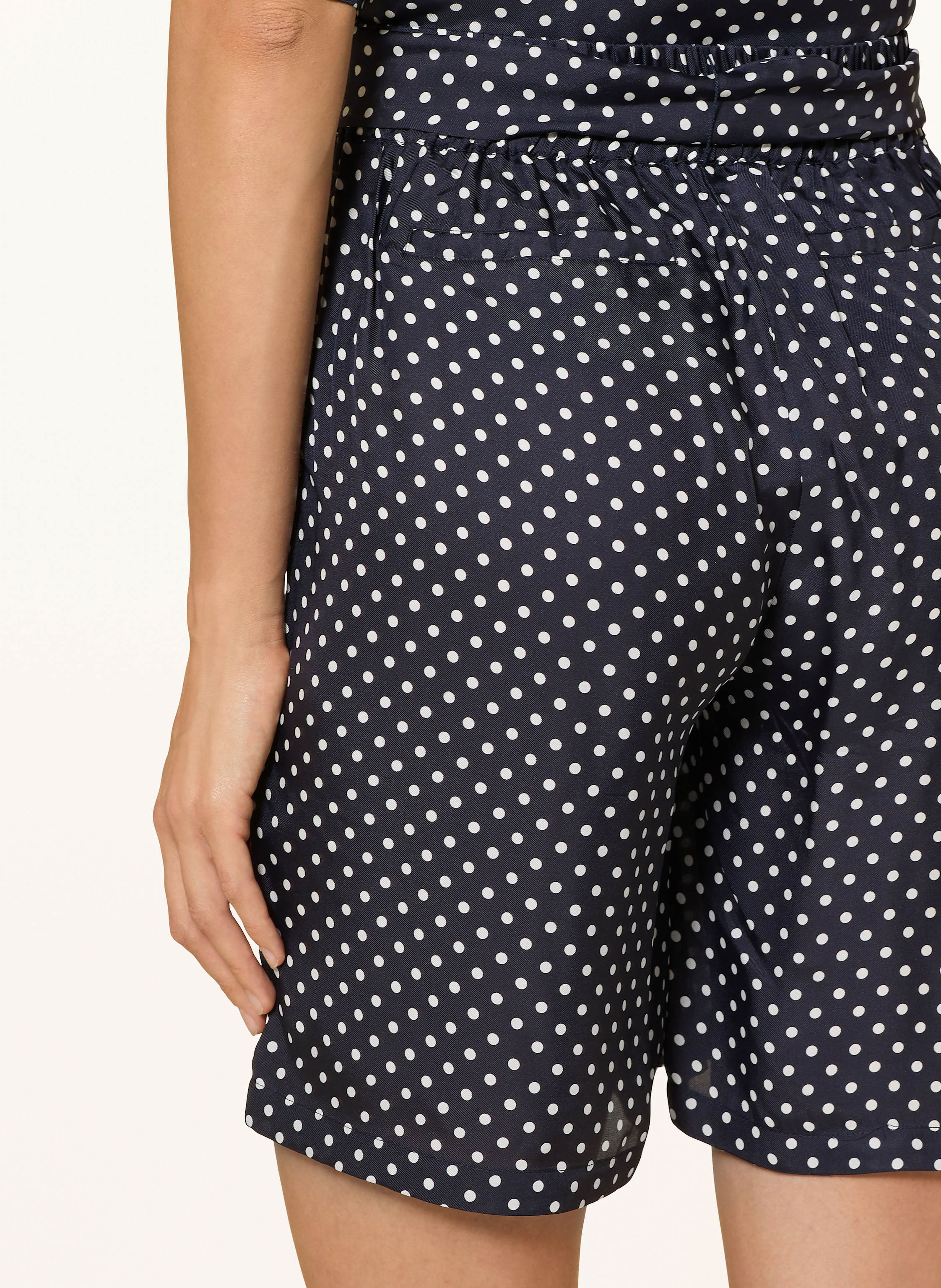 Thumbnail - Darling Harbour Shorts Mit Seide blau