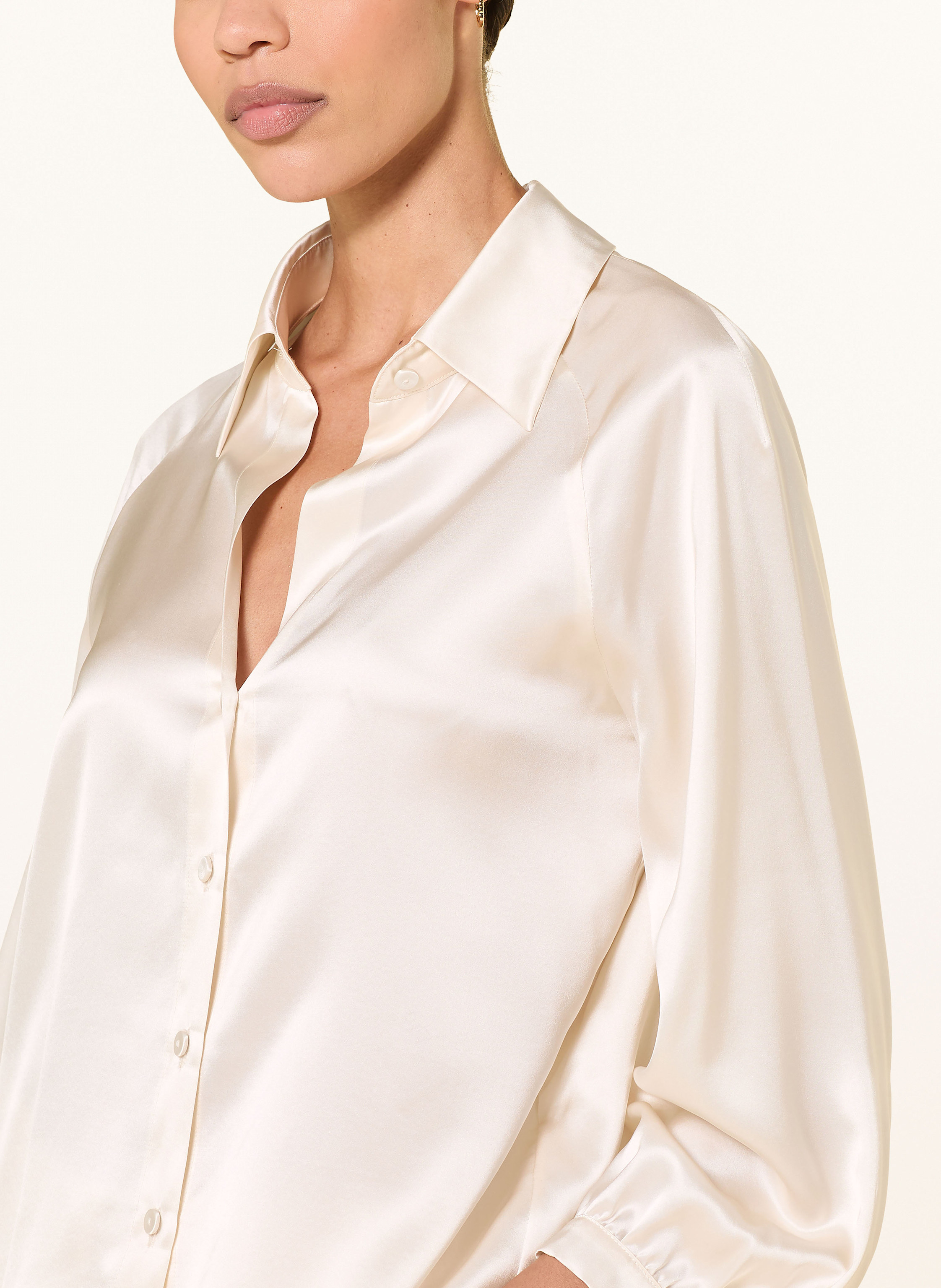 Thumbnail - Luisa Cerano Hemdbluse Aus Seide weiss