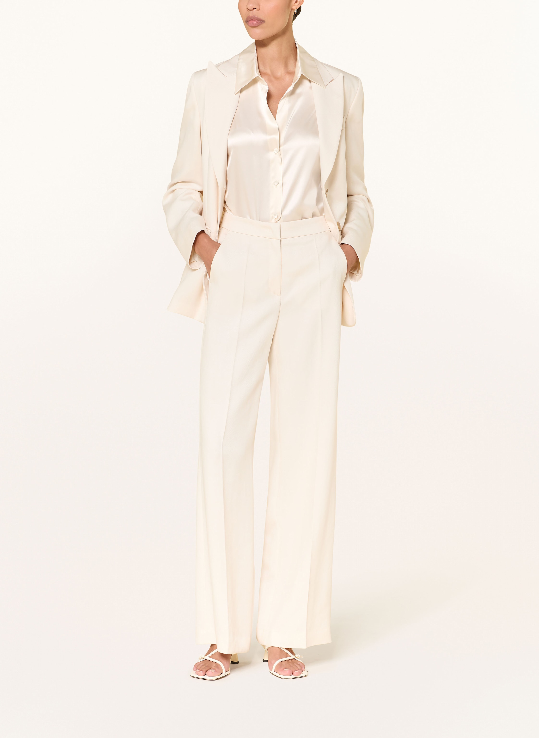 Thumbnail - Luisa Cerano Hemdbluse Aus Seide weiss