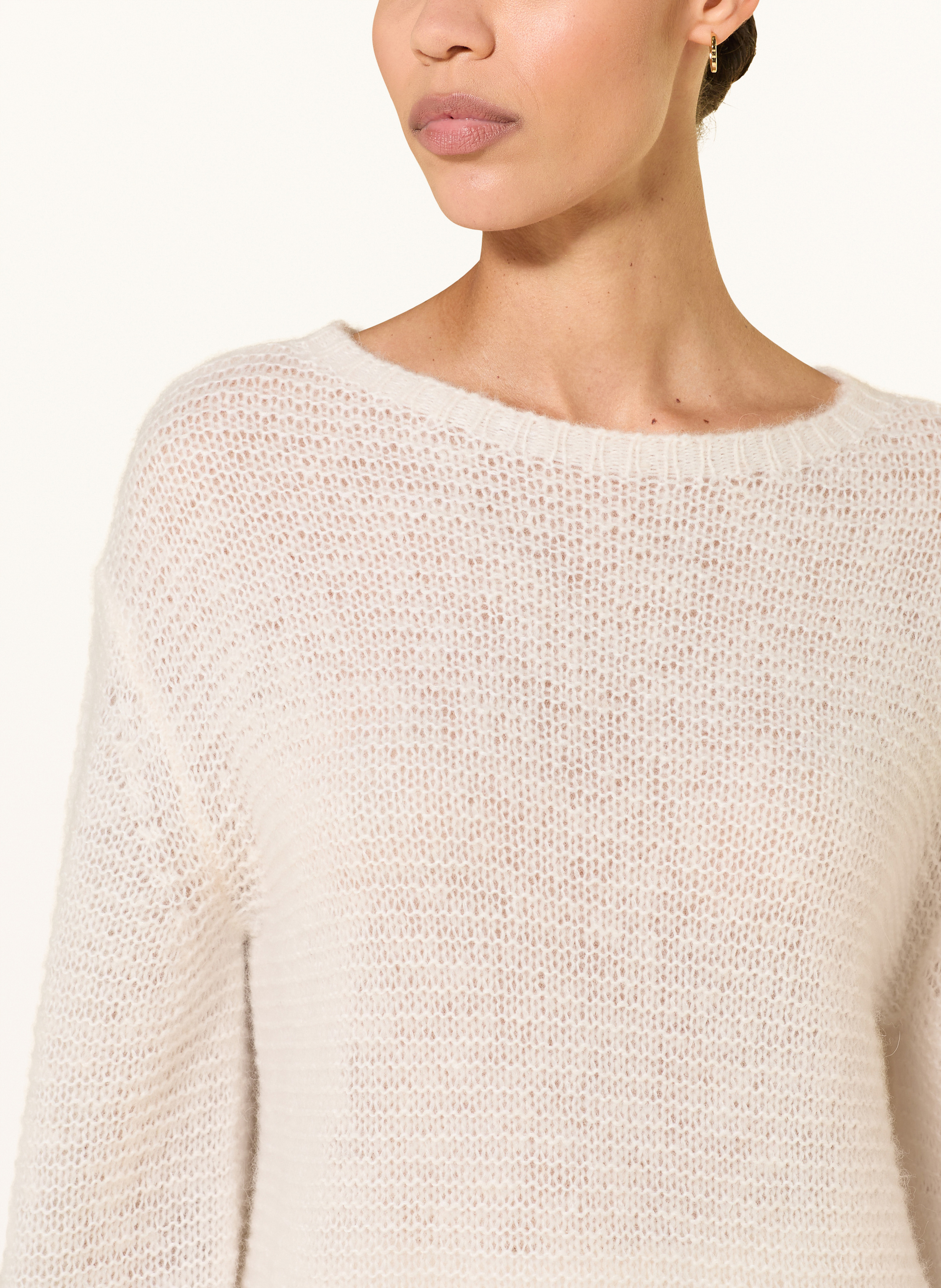 Thumbnail - Luisa Cerano Pullover Mit Alpaka weiss