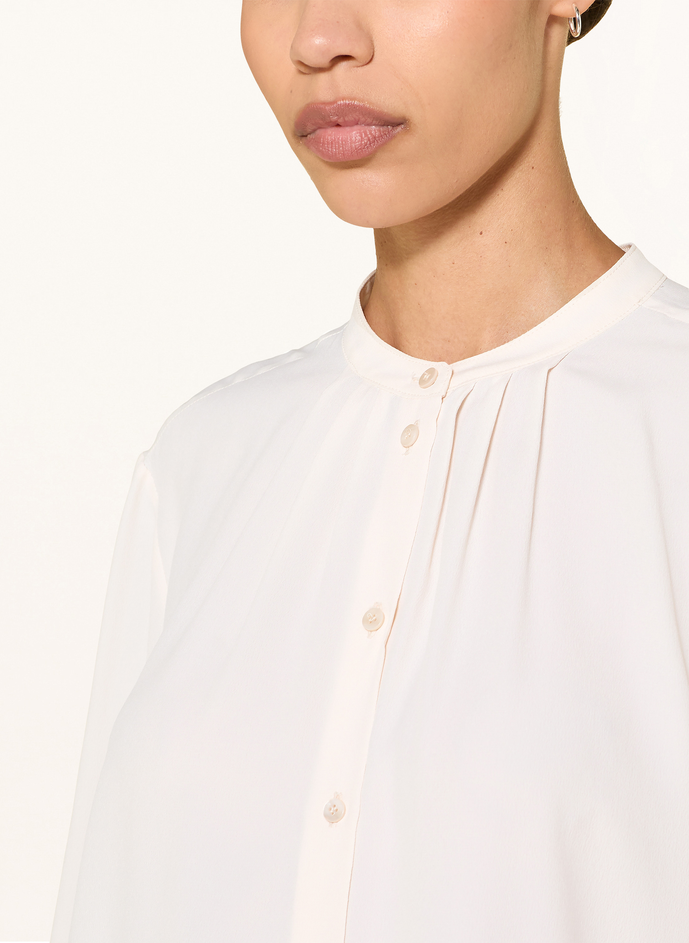 Thumbnail - Luisa Cerano Bluse Mit Seide weiss