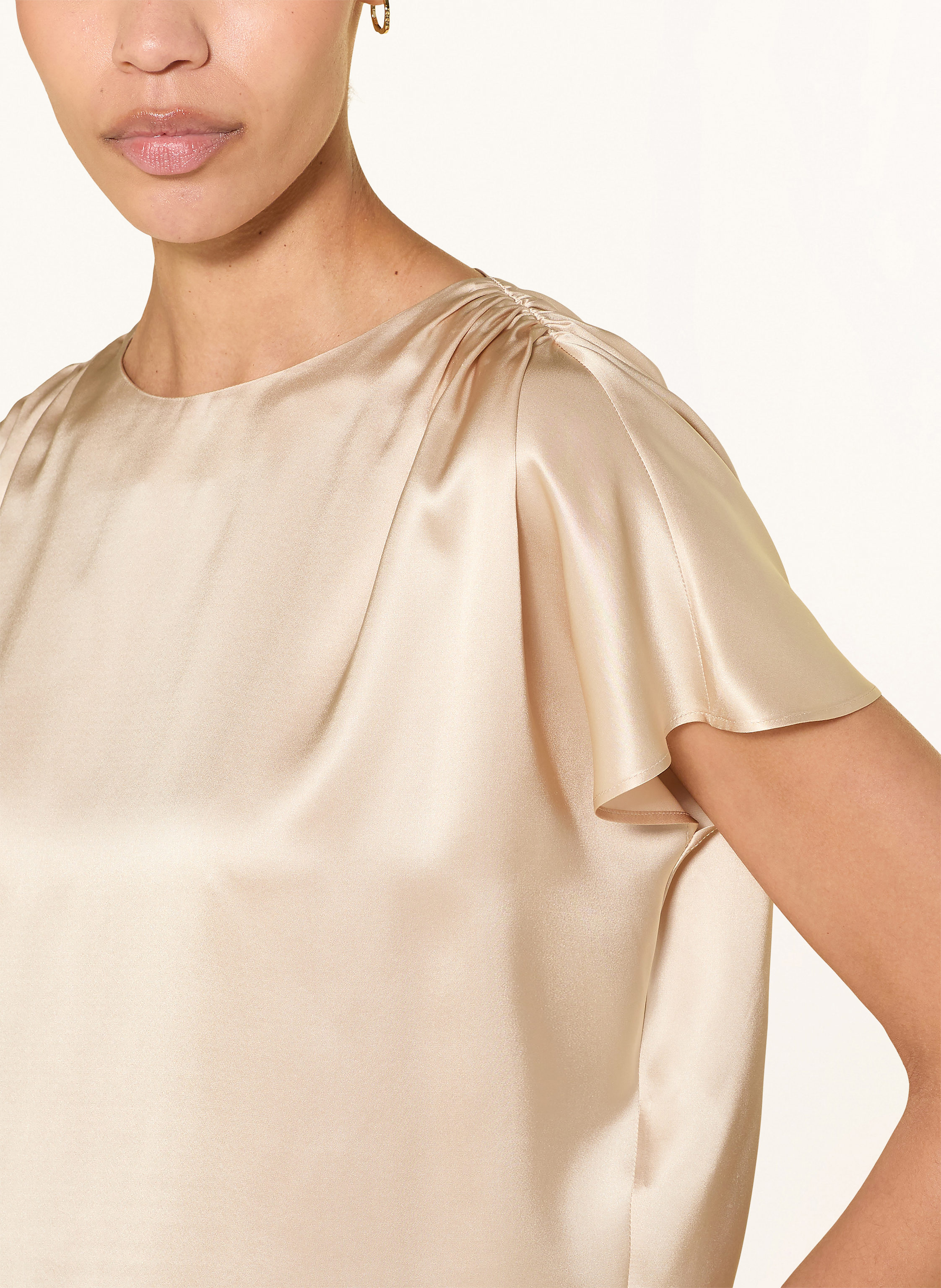 Thumbnail - Luisa Cerano Blusenshirt Aus Seide beige