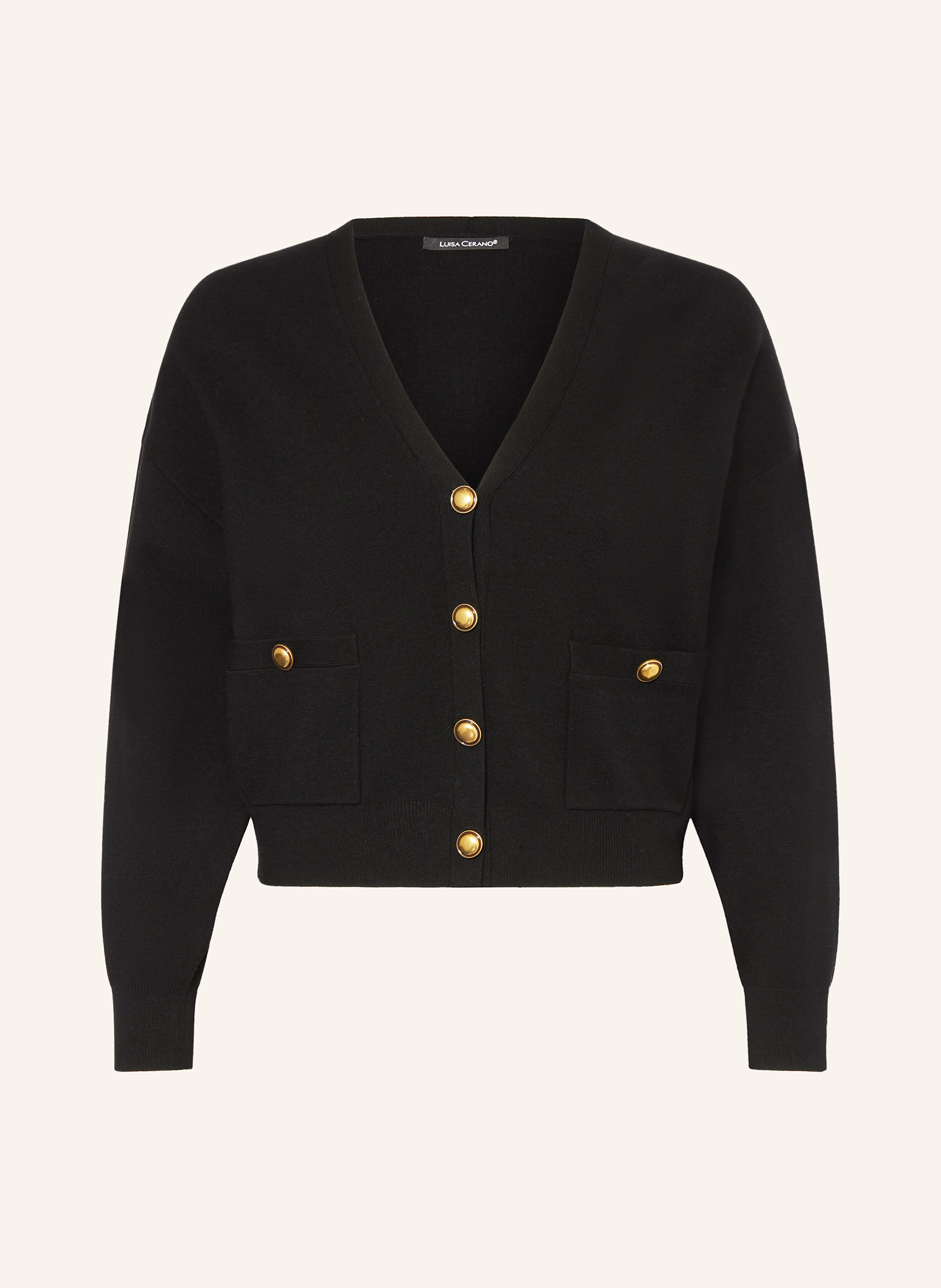 Luisa Cerano Strickjacke schwarz