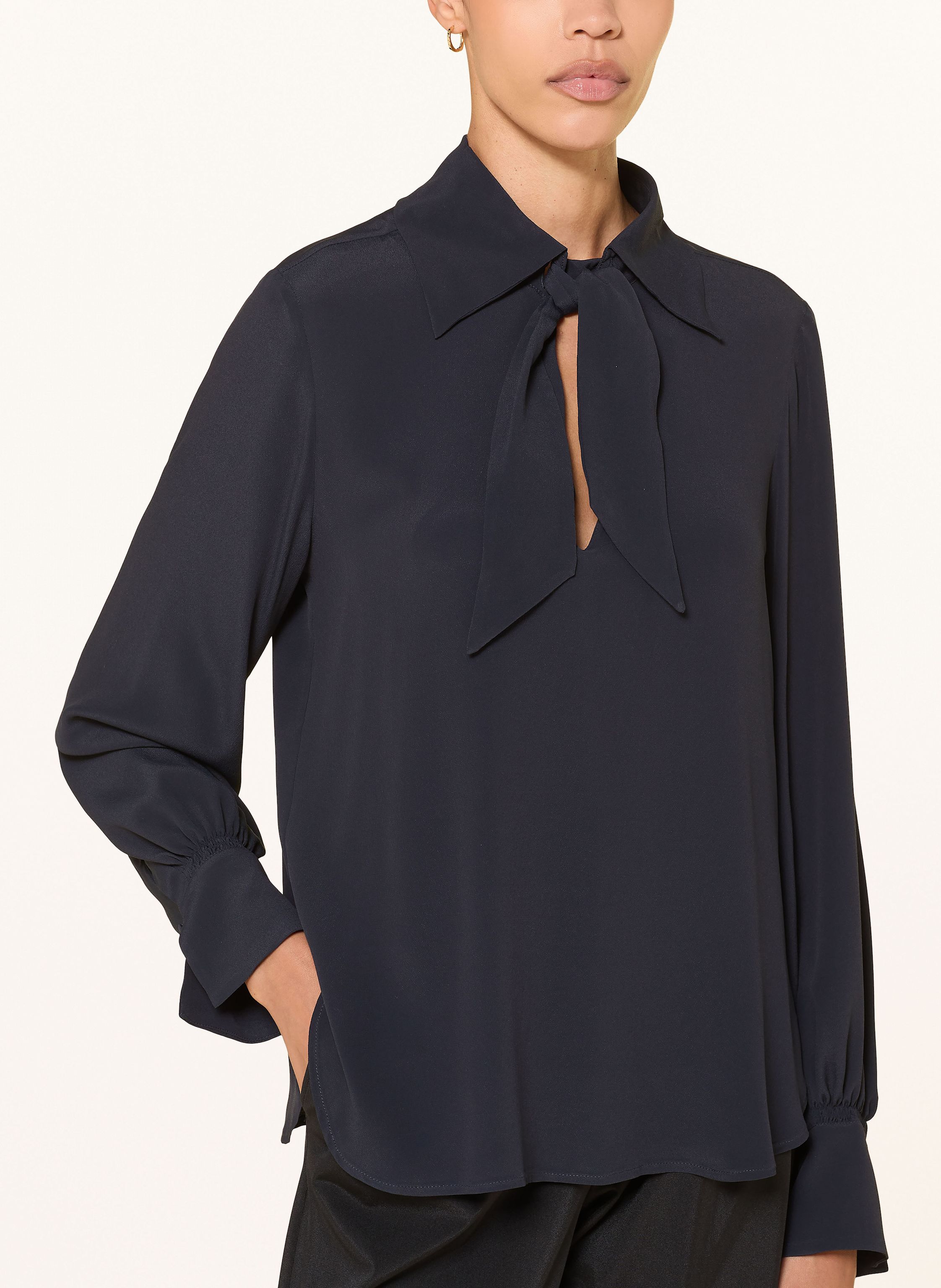 Thumbnail - Luisa Cerano Blusenshirt Mit Seide blau