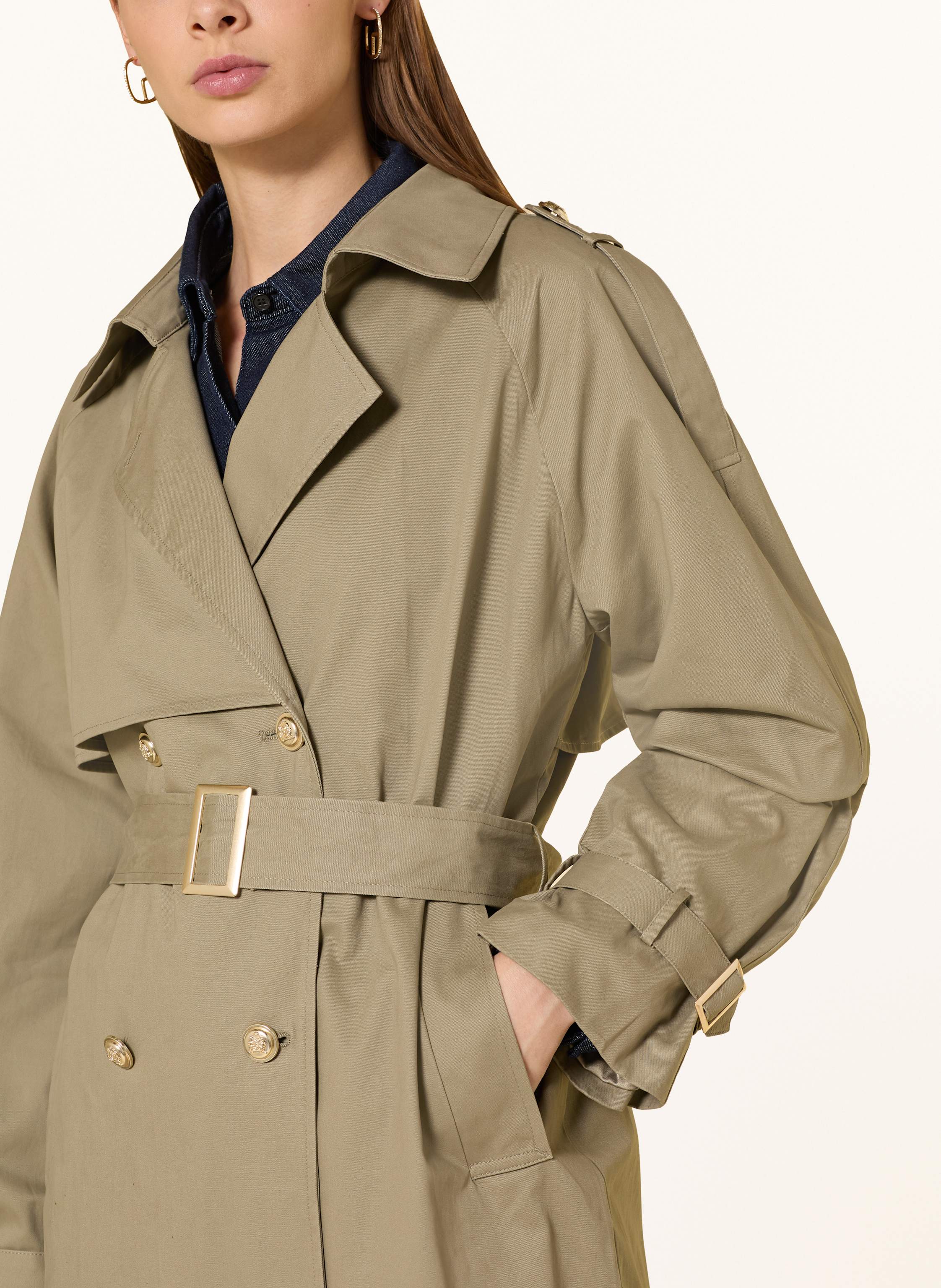 Thumbnail - Darling Harbour Trenchoat gruen