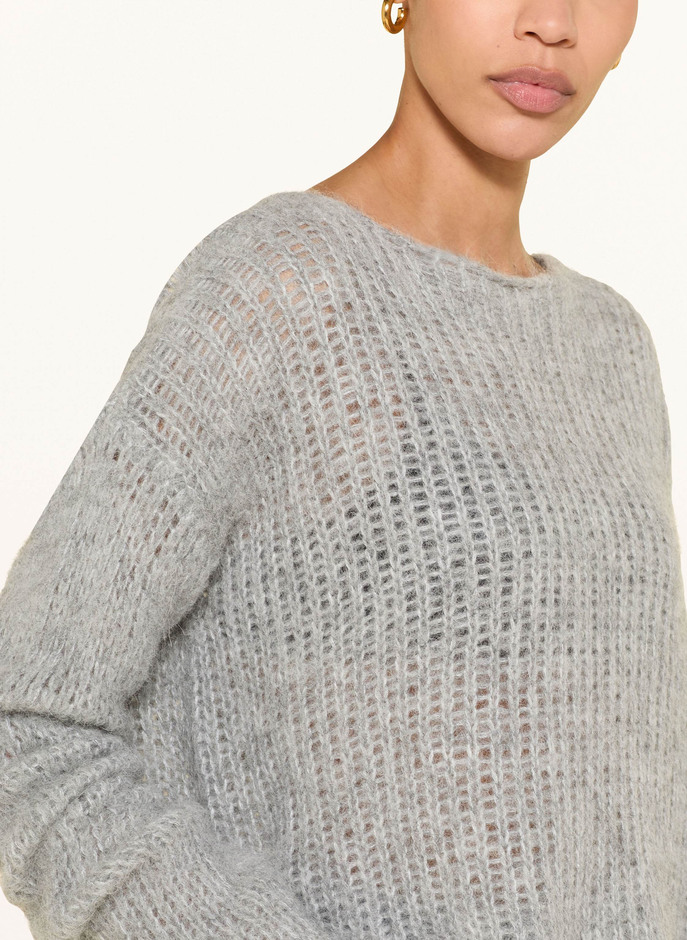 Thumbnail - By Aylin Koenig Alpaka-Pullover Isa grau
