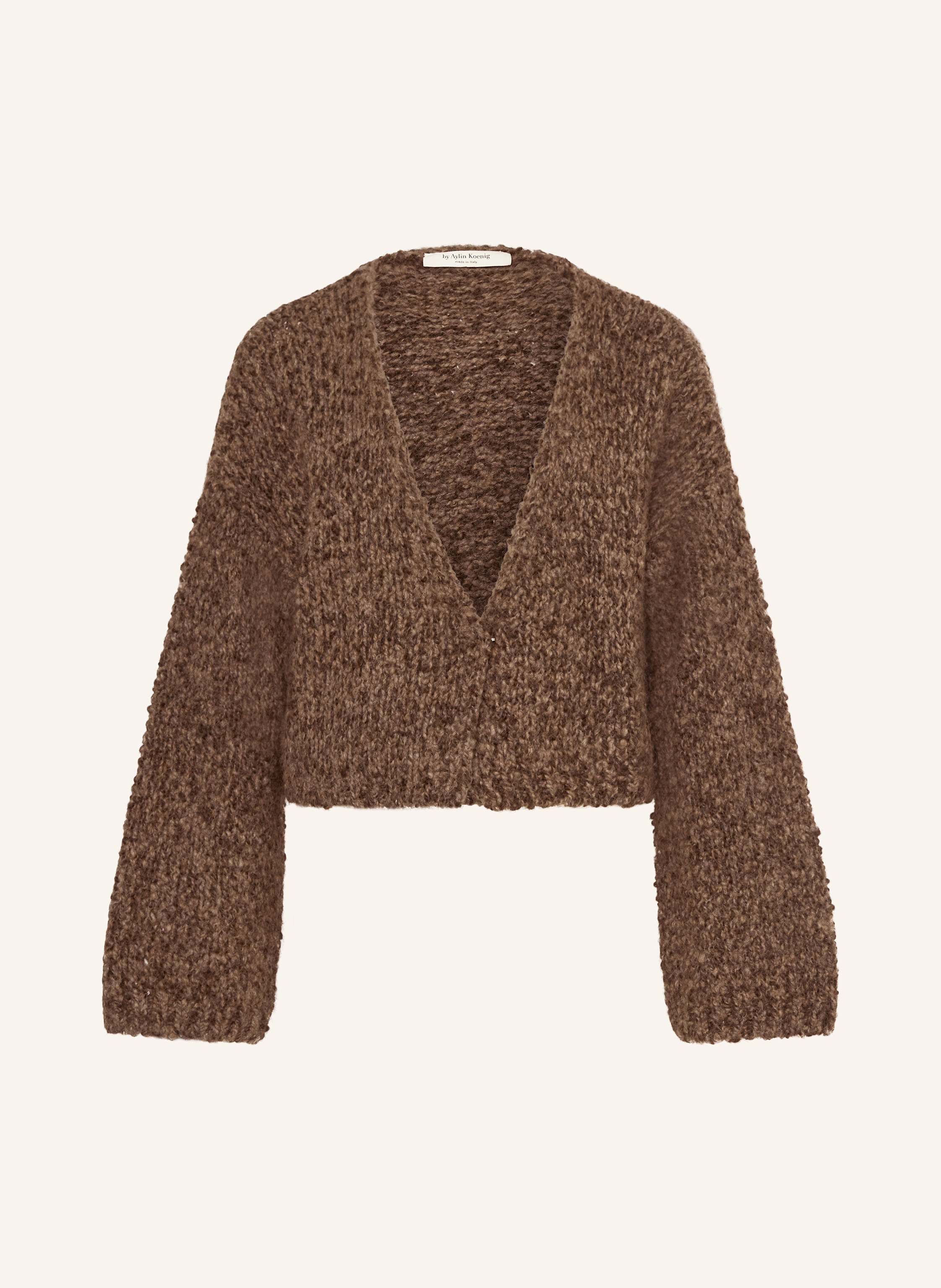 By Aylin Koenig Strickjacke Friedi Mit Alpaka braun