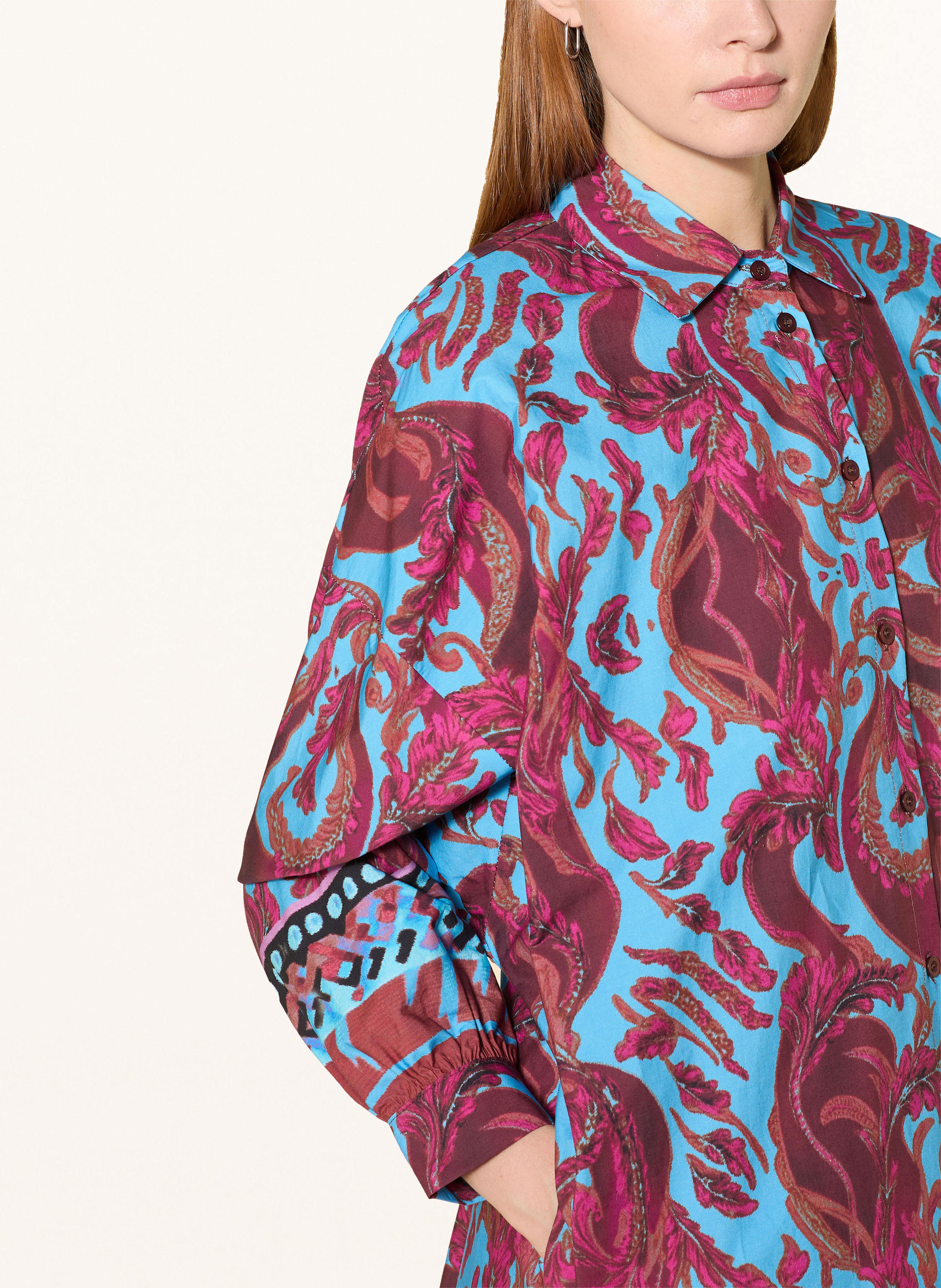 Thumbnail - Miss Goodlife Hemdblusenkleid blau