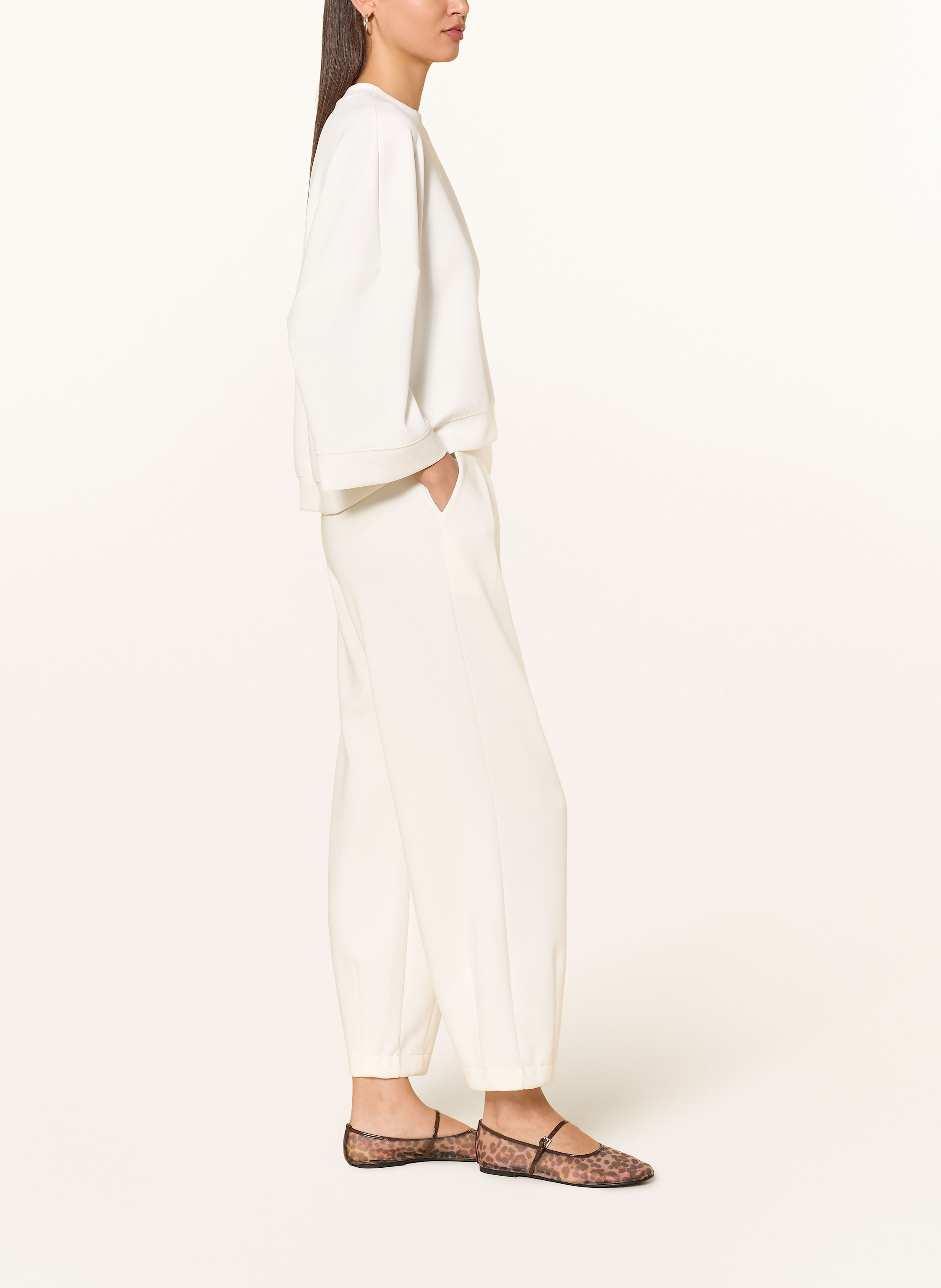 Thumbnail - Rich & Royal 7/8-Hose Aus Jersey weiss