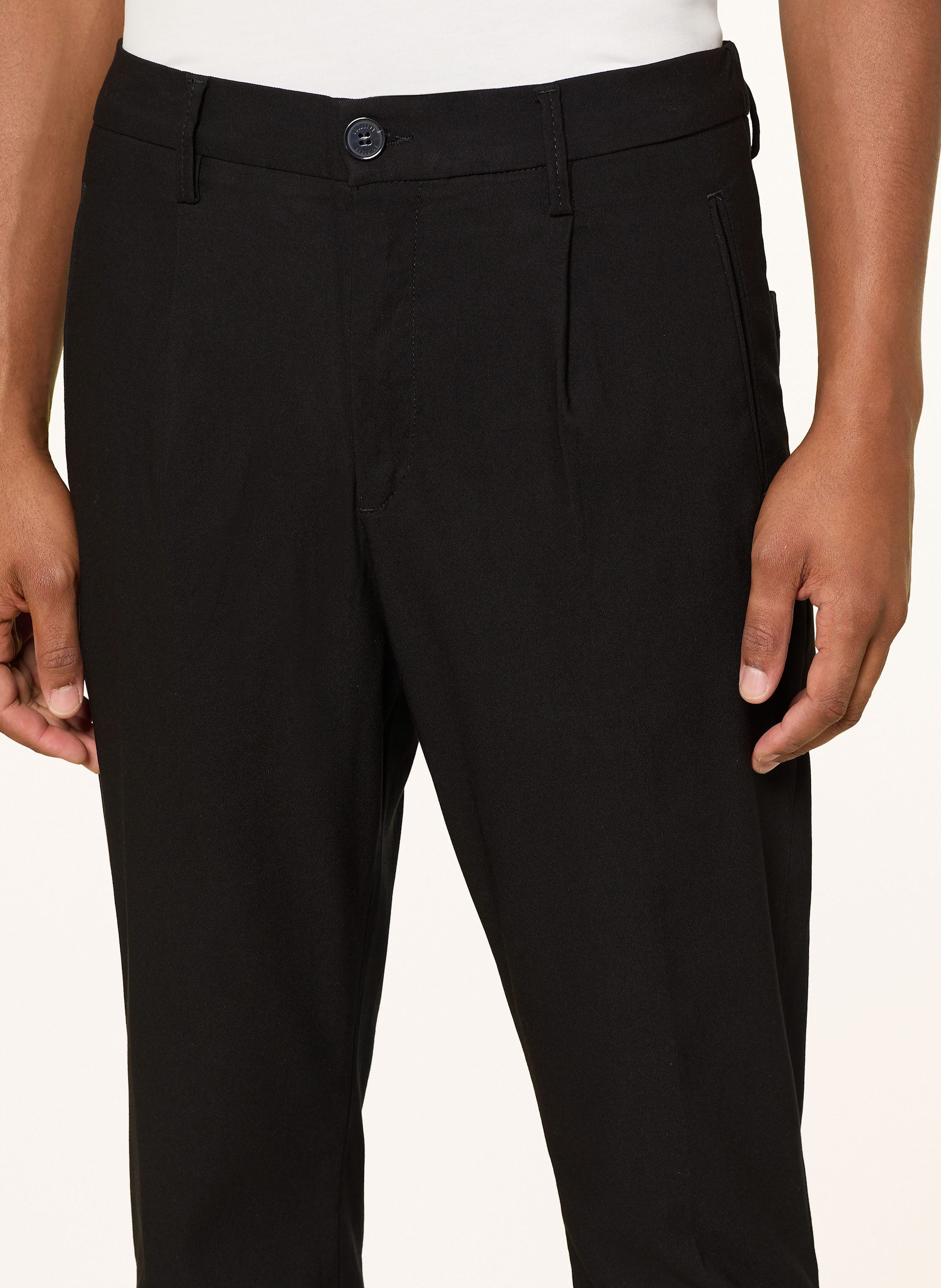 Thumbnail - Goldgarn Denim Chino Neckarstadt Relaxed Fit schwarz