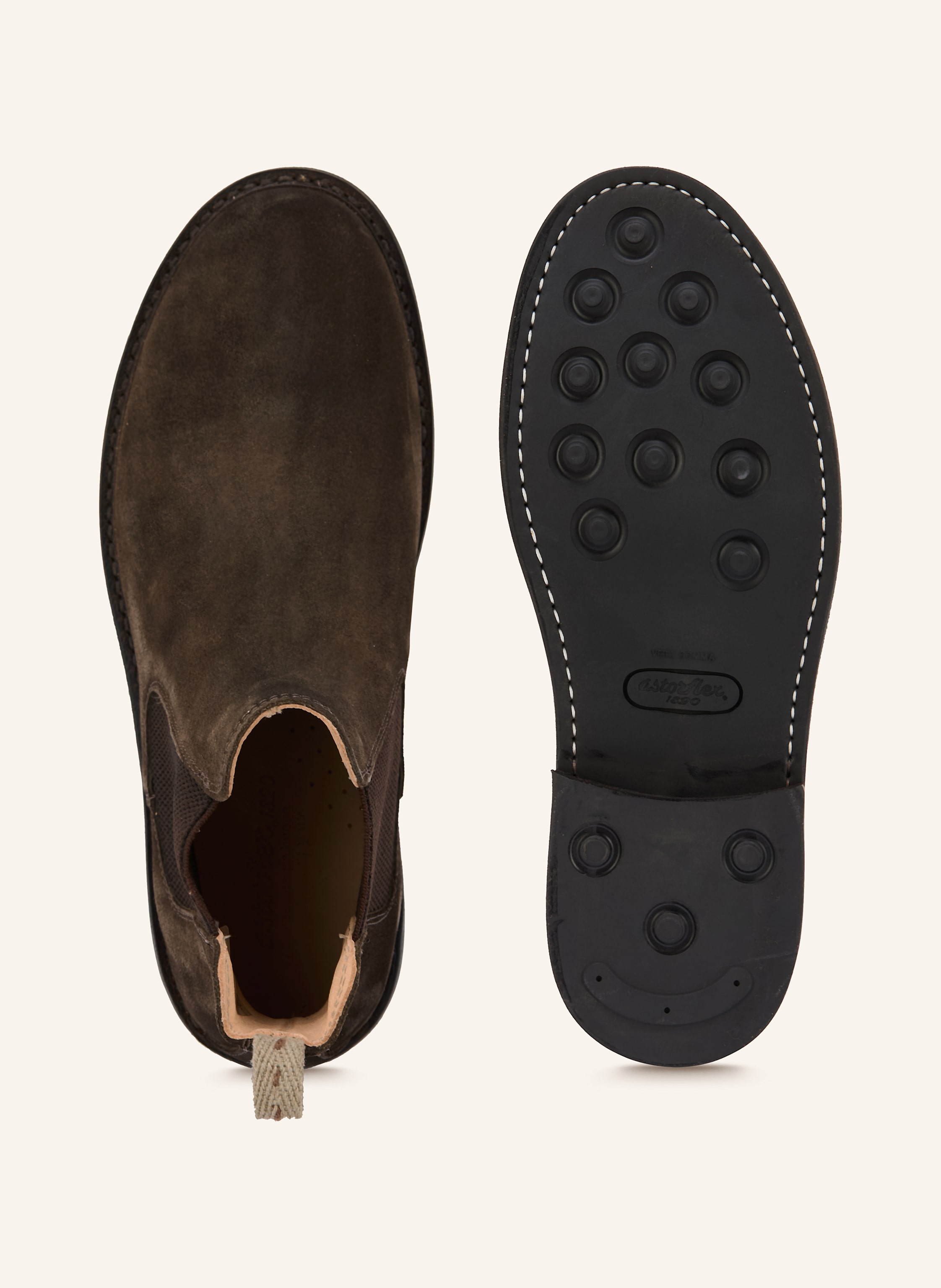 Thumbnail - Astorflex Chelsea-Boots Bitflex Rubber braun