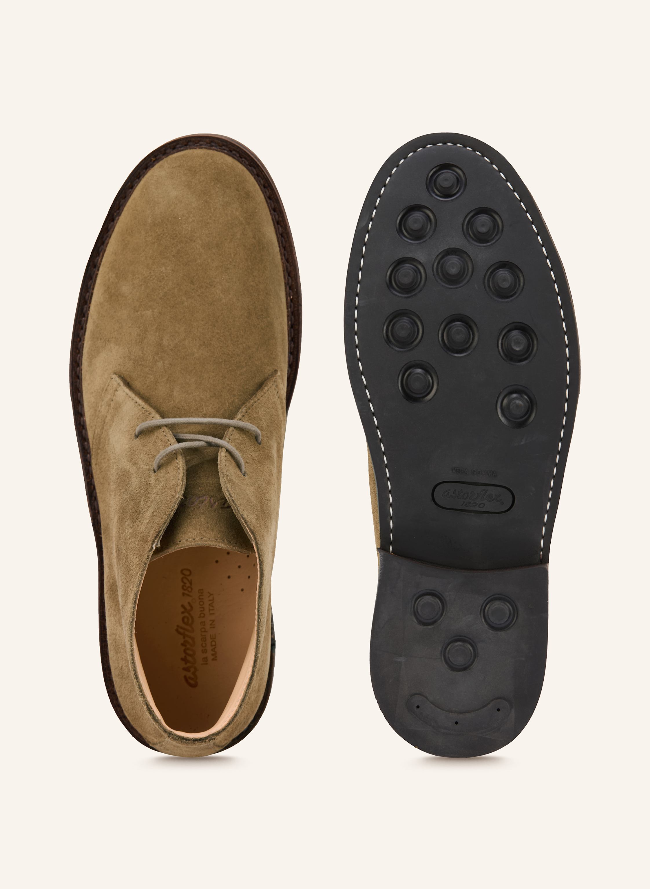 Thumbnail - Astorflex Desert Boots Greenflex Rubber braun