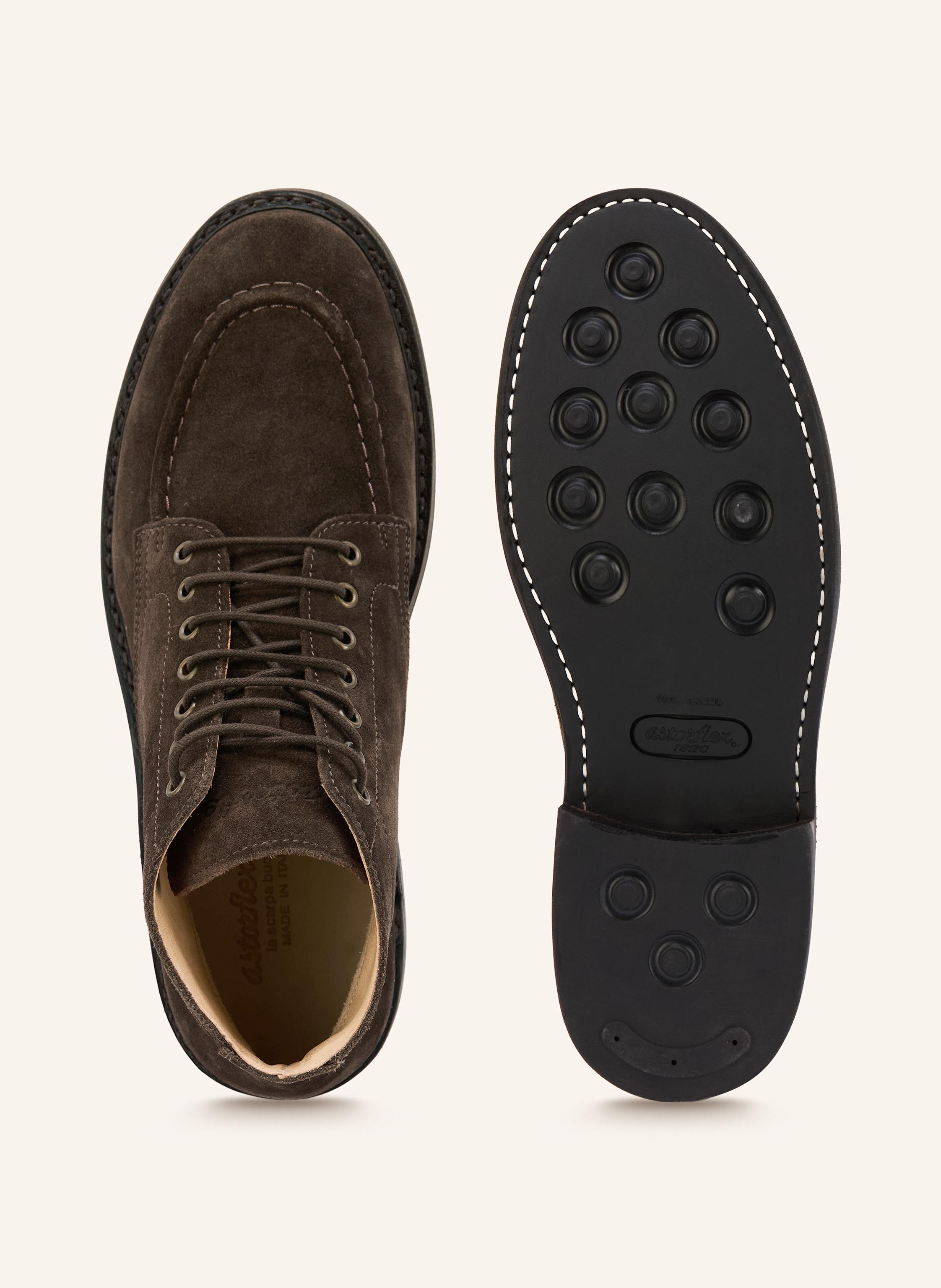 Thumbnail - Astorflex Schnürboots Nuvoflex Rubber braun