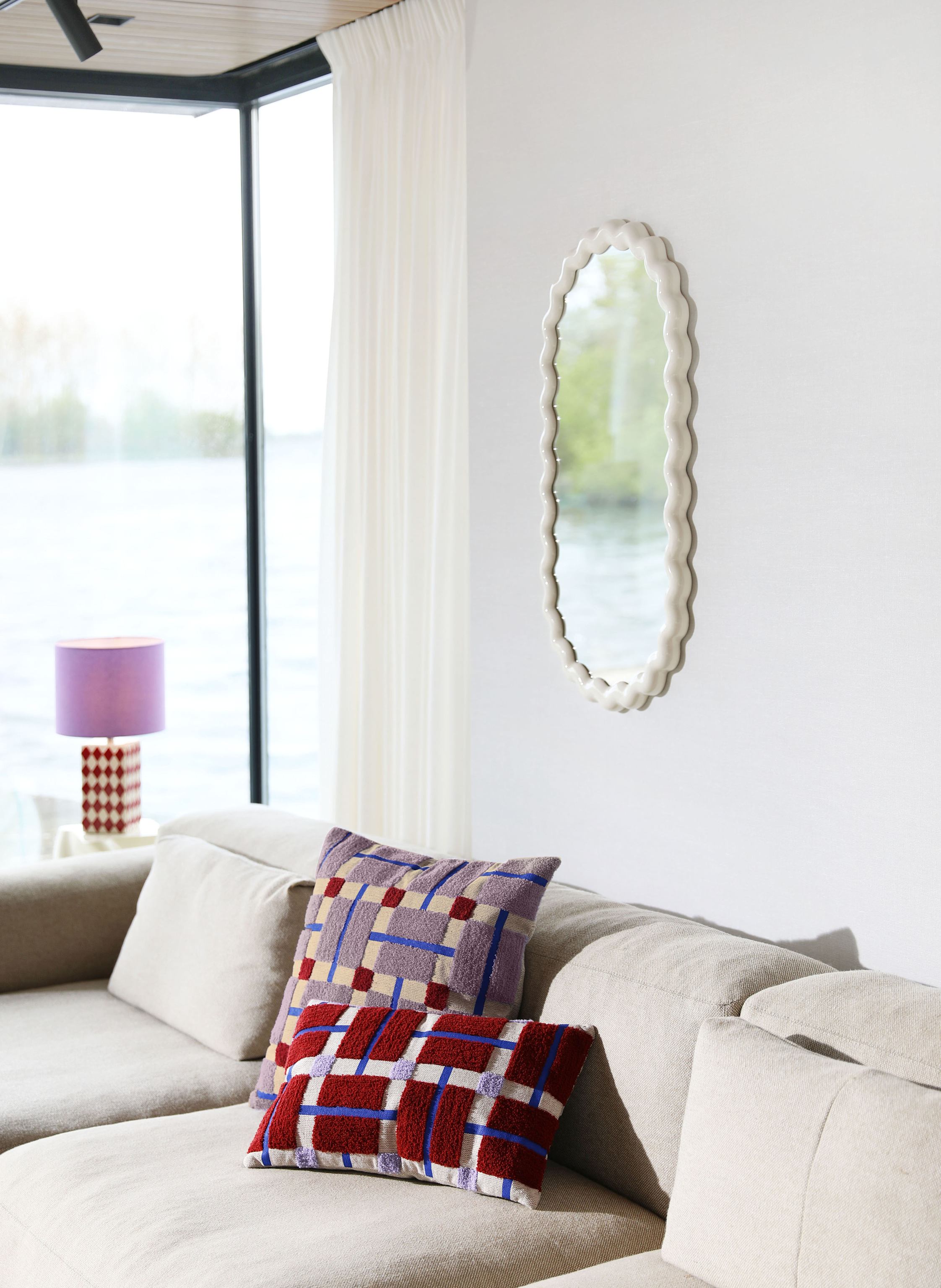 Thumbnail - &K Amsterdam Dekokissenhülle Plano lila