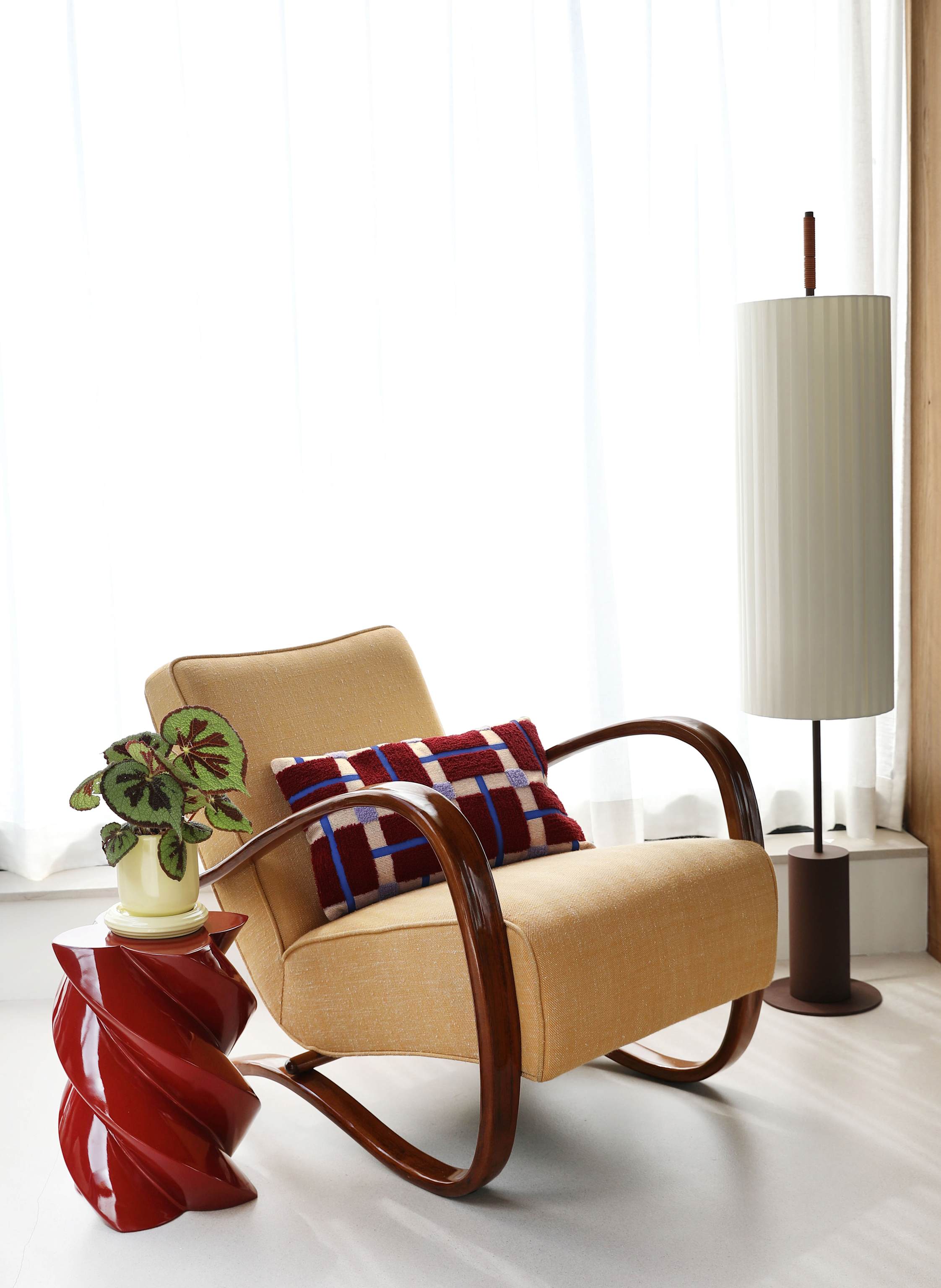 Thumbnail - &K Amsterdam Dekokissenhülle Plano rot