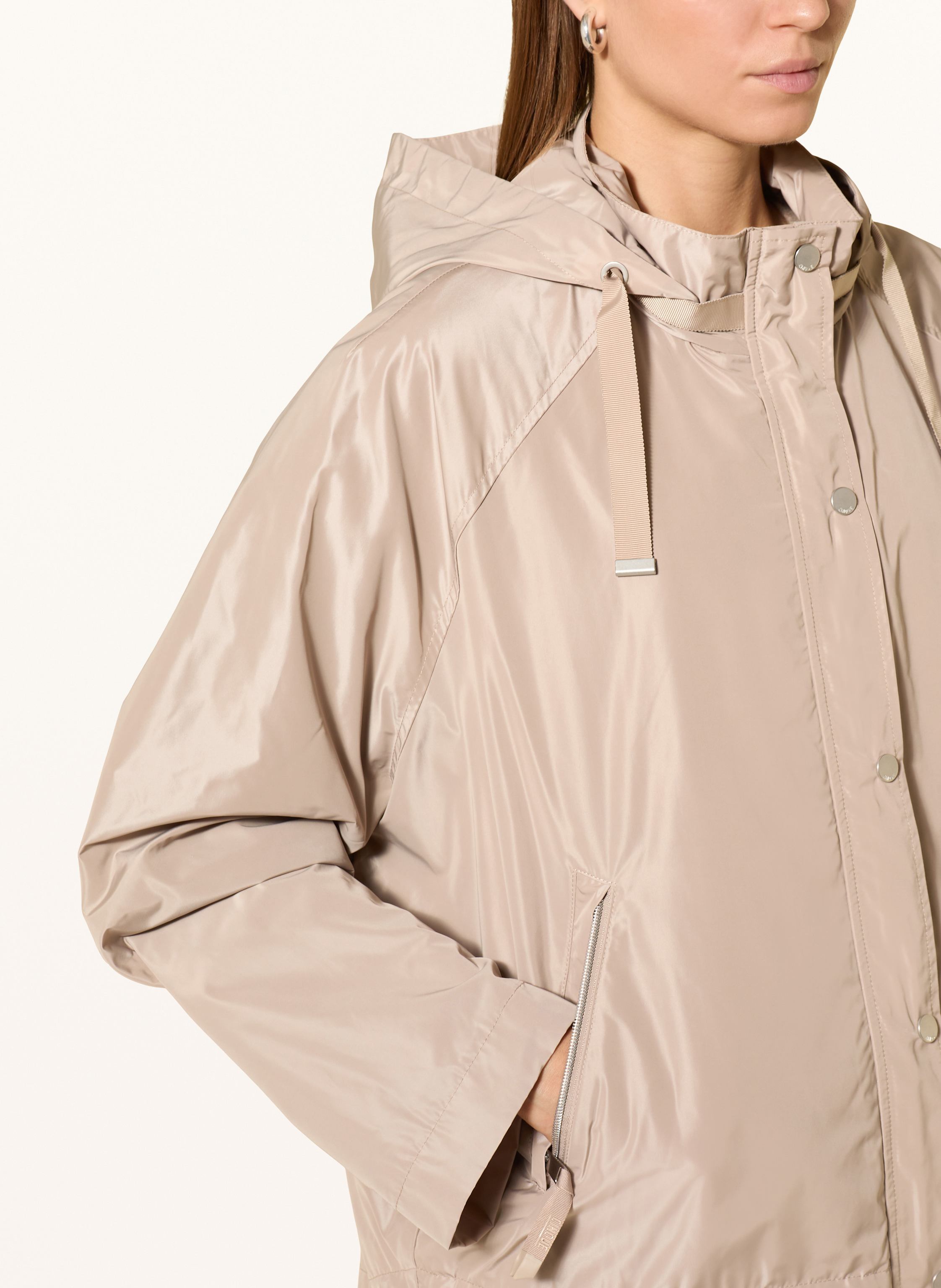 Thumbnail - Cinque Jacke Cicata Mit Abnehmbarer Kapuze beige