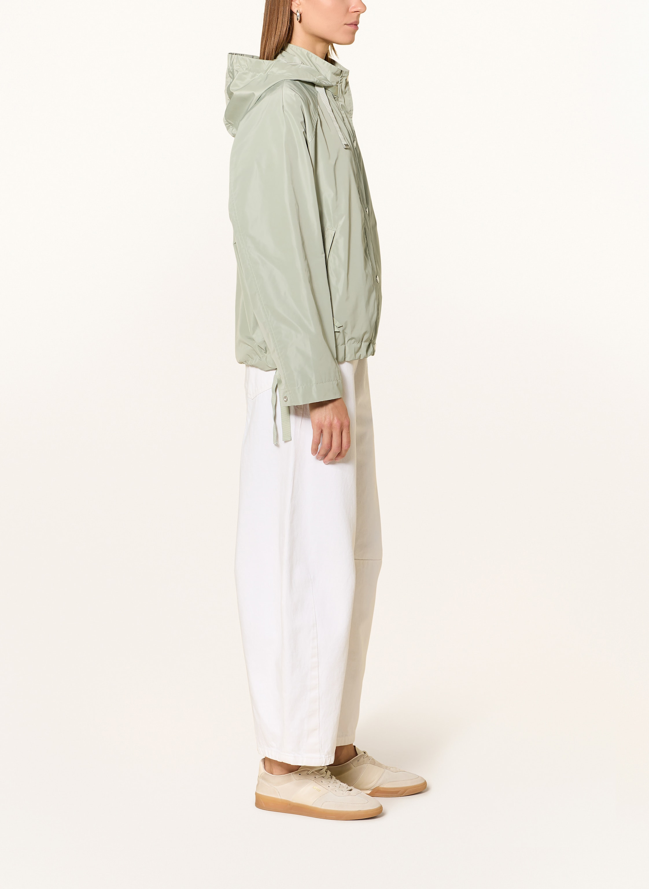 Thumbnail - Cinque Jacke Cicata Mit Abnehmbarer Kapuze gruen