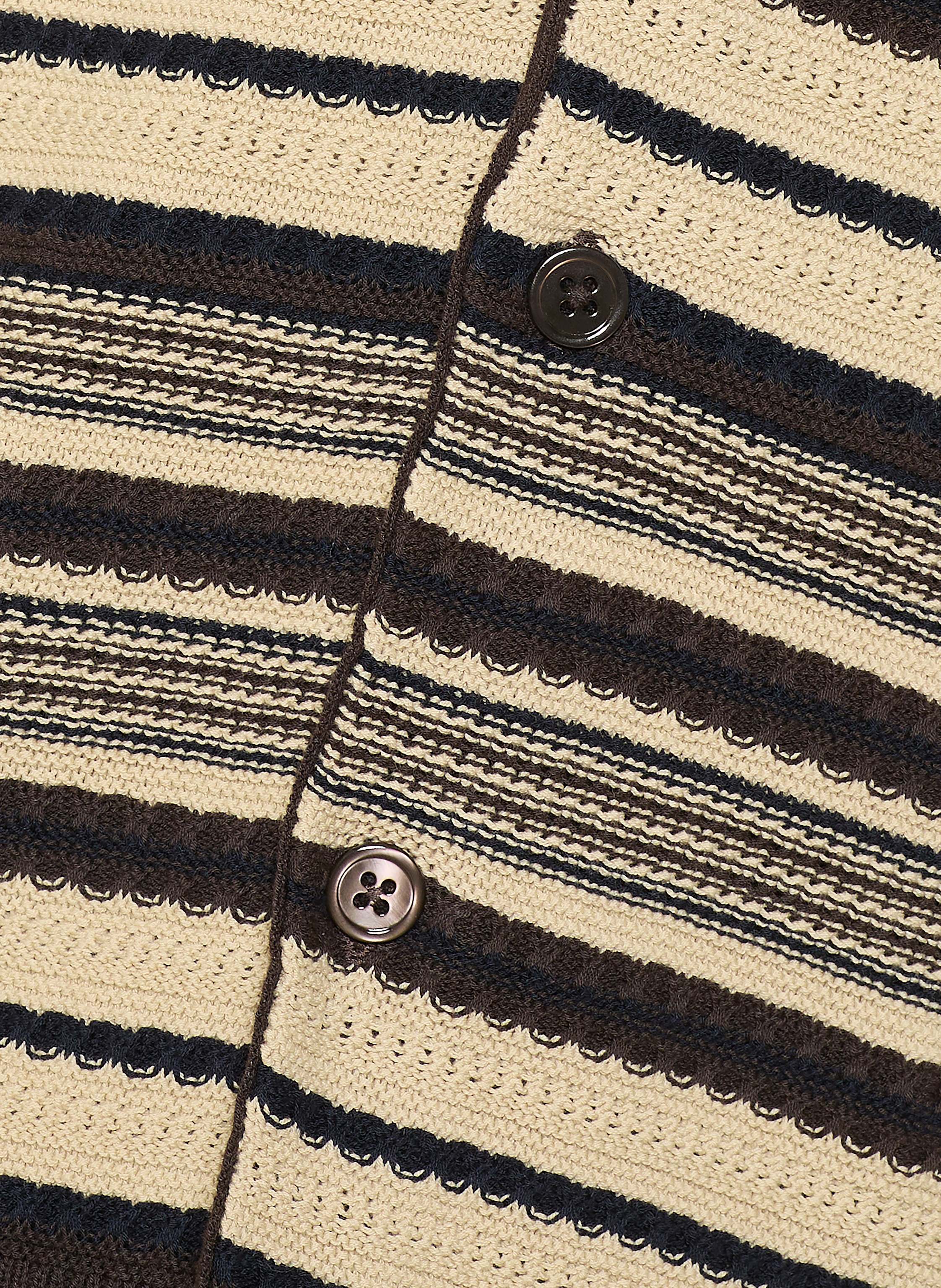 Thumbnail - Nn.07 Strickjacke Nolan braun