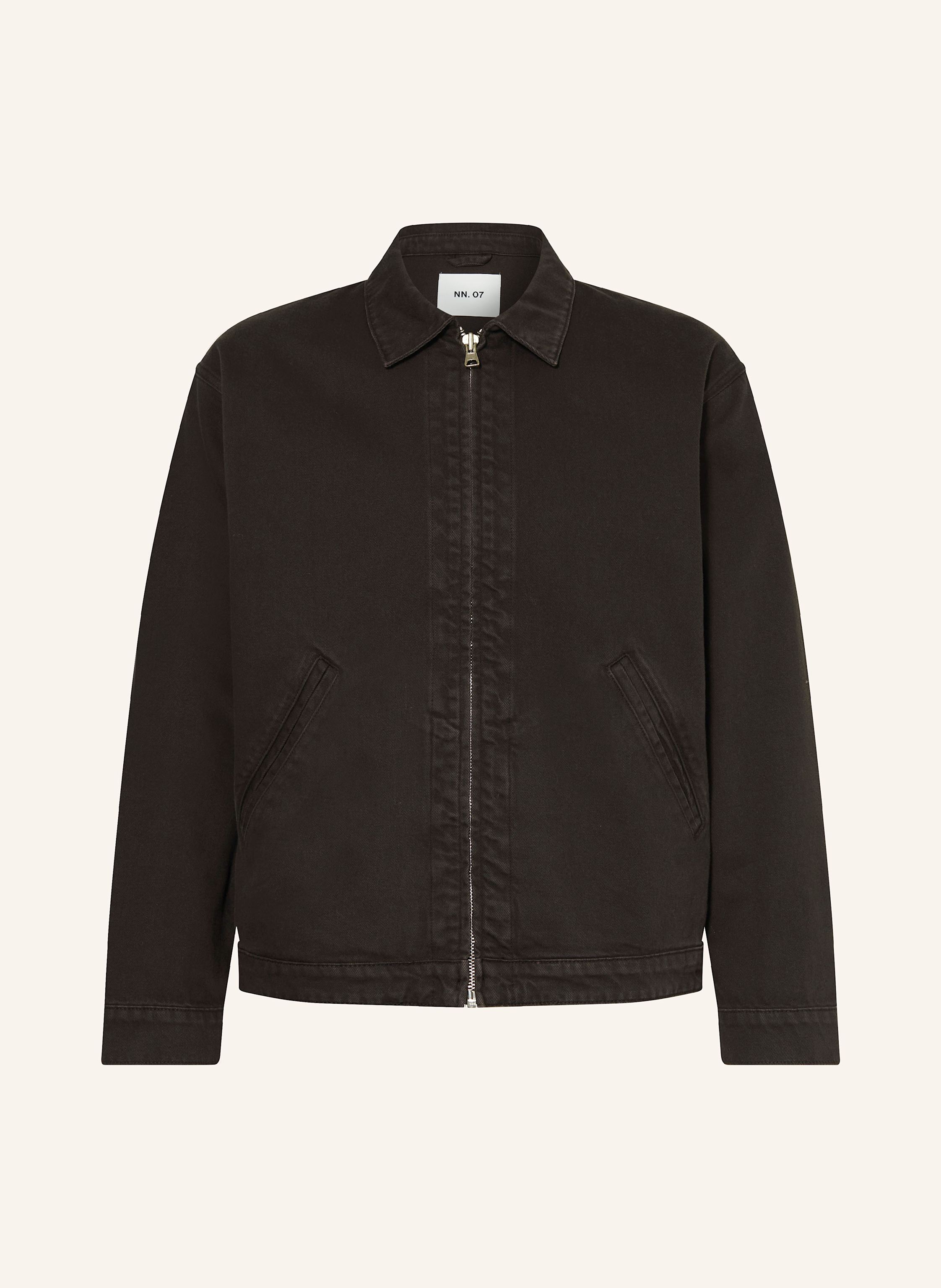 Nn.07 Jeansjacke Petrus braun