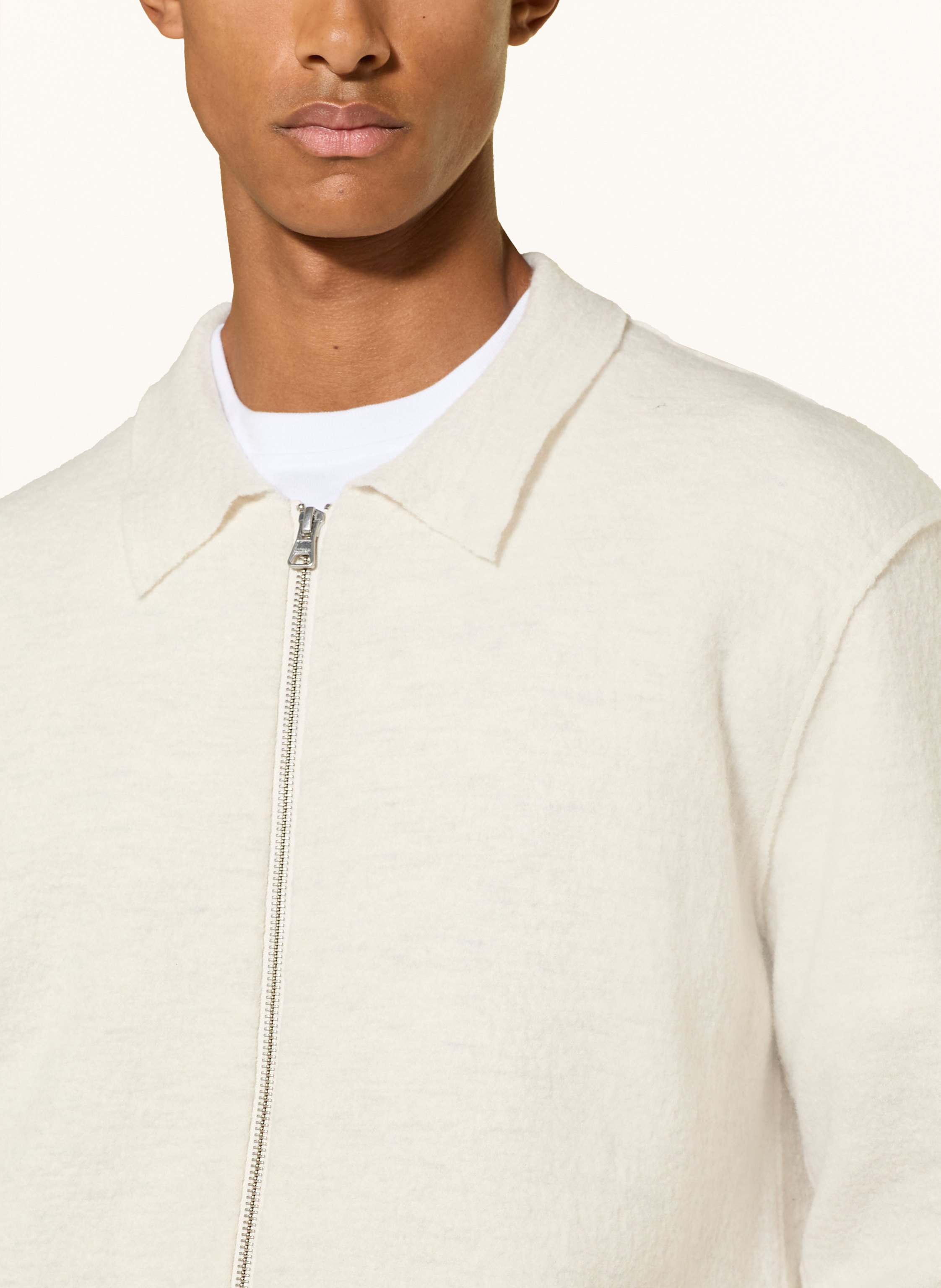 Thumbnail - Nn.07 Strickjacke Jonas weiss