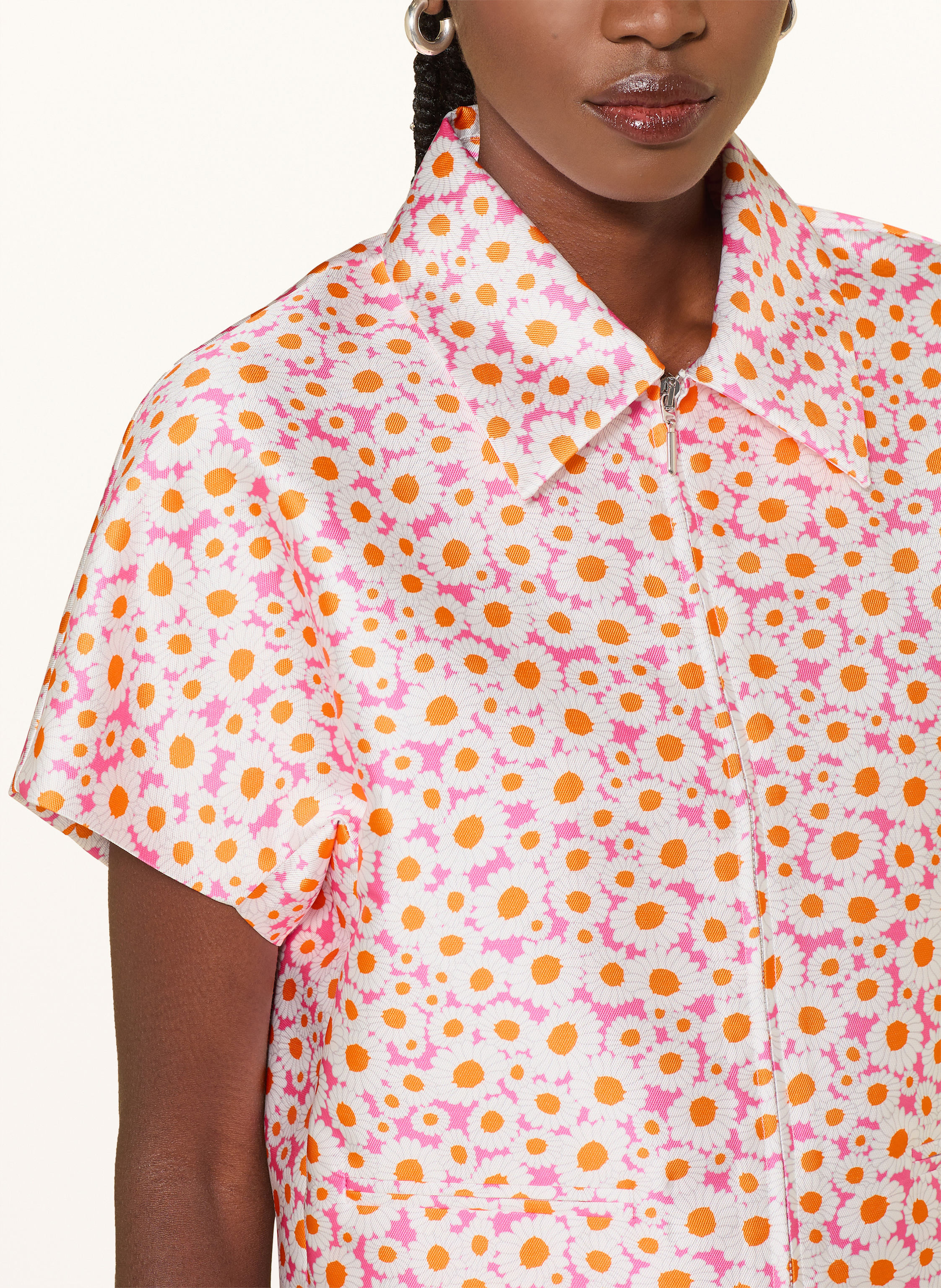 Thumbnail - Sem Per Lei Kastenjacke pink