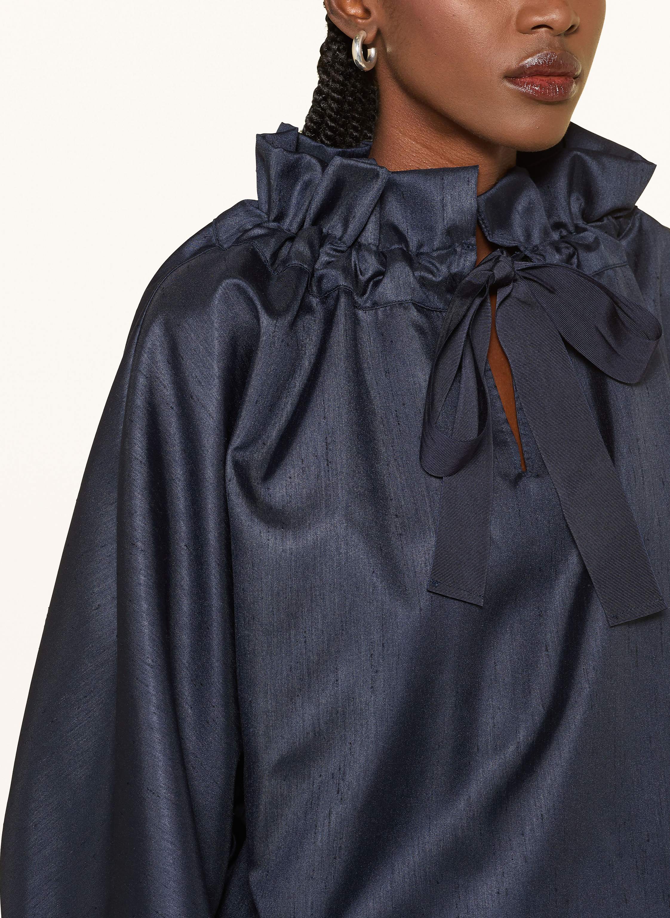 Thumbnail - Sem Per Lei Off-Shoulder-Bluse blau