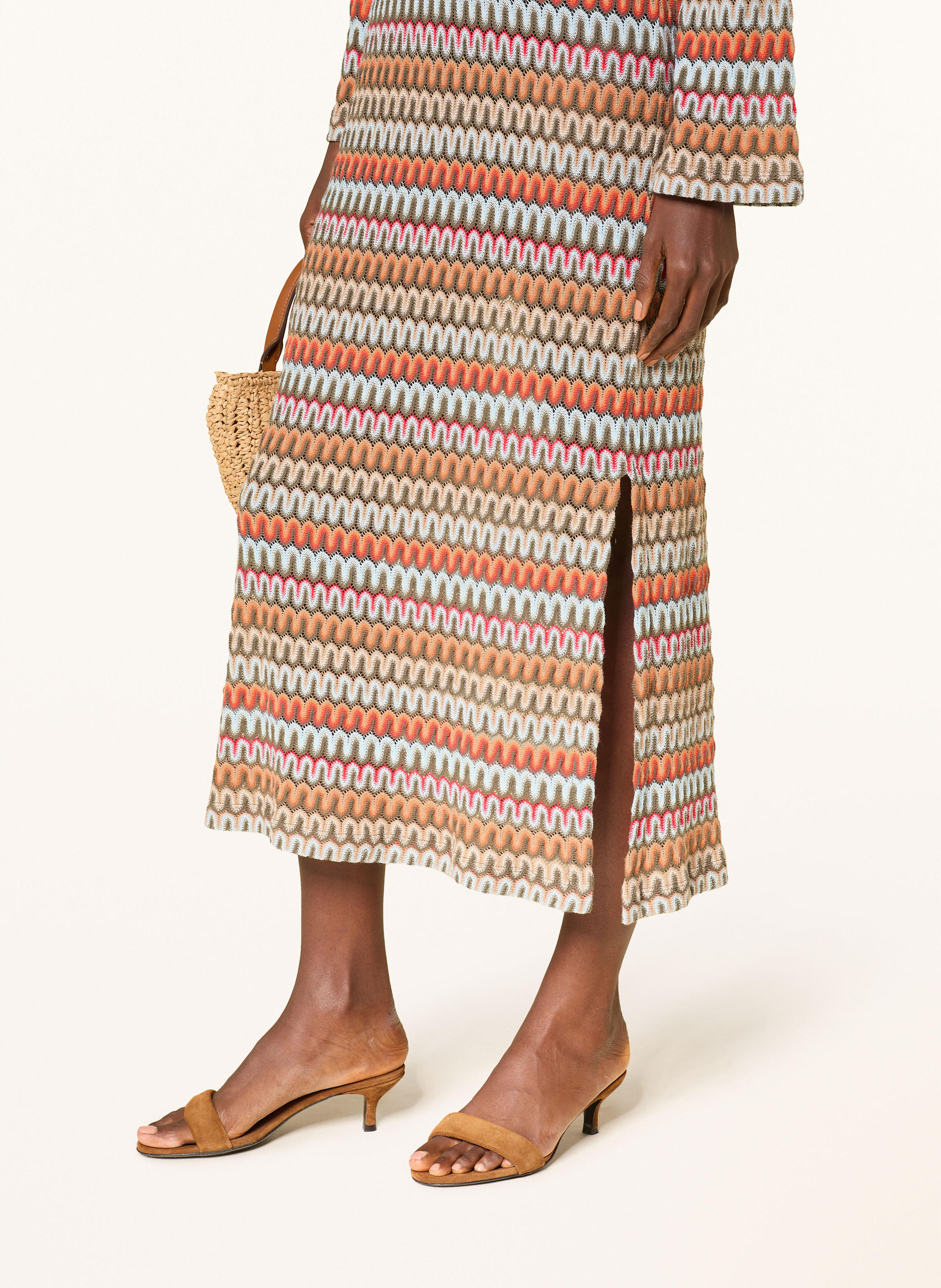 Thumbnail - Sem Per Lei Strickkleid orange