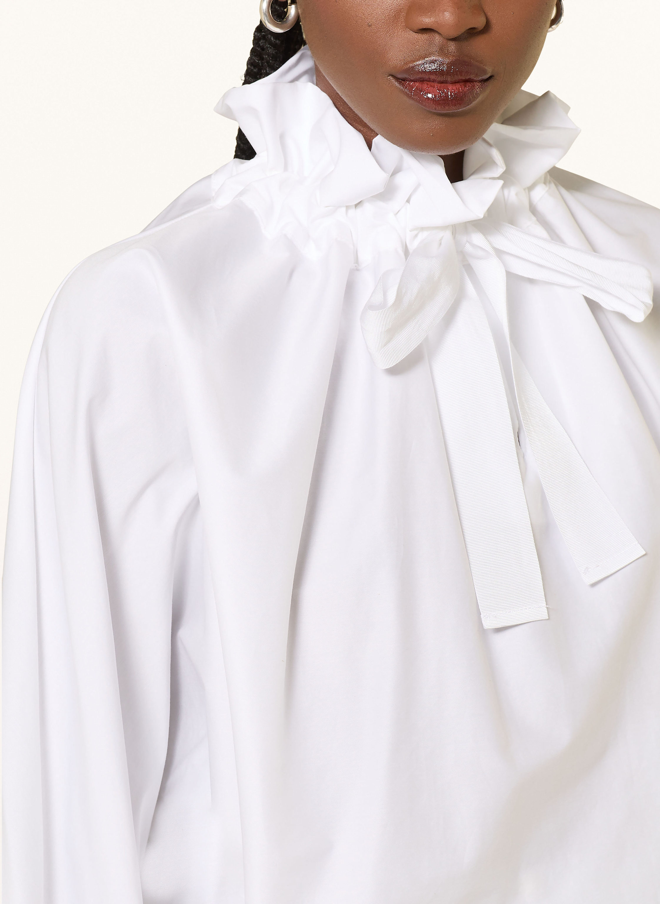 Thumbnail - Sem Per Lei Off-Shoulder-Bluse weiss