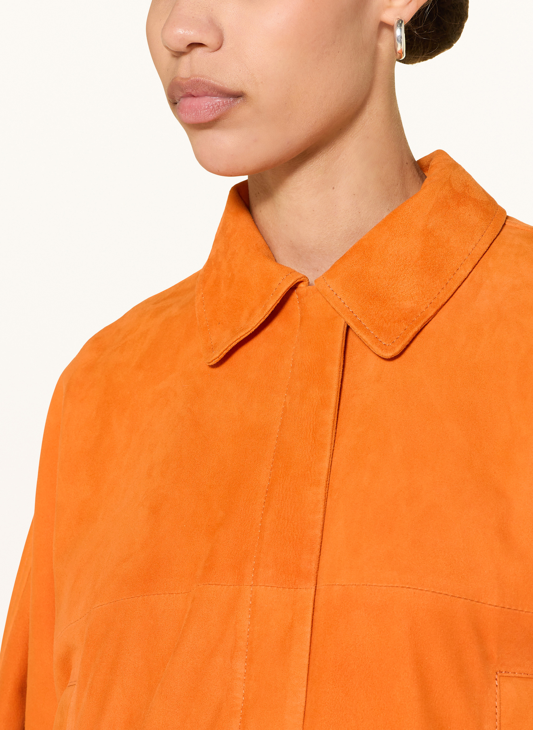 Thumbnail - Sem Per Lei Lederjacke orange