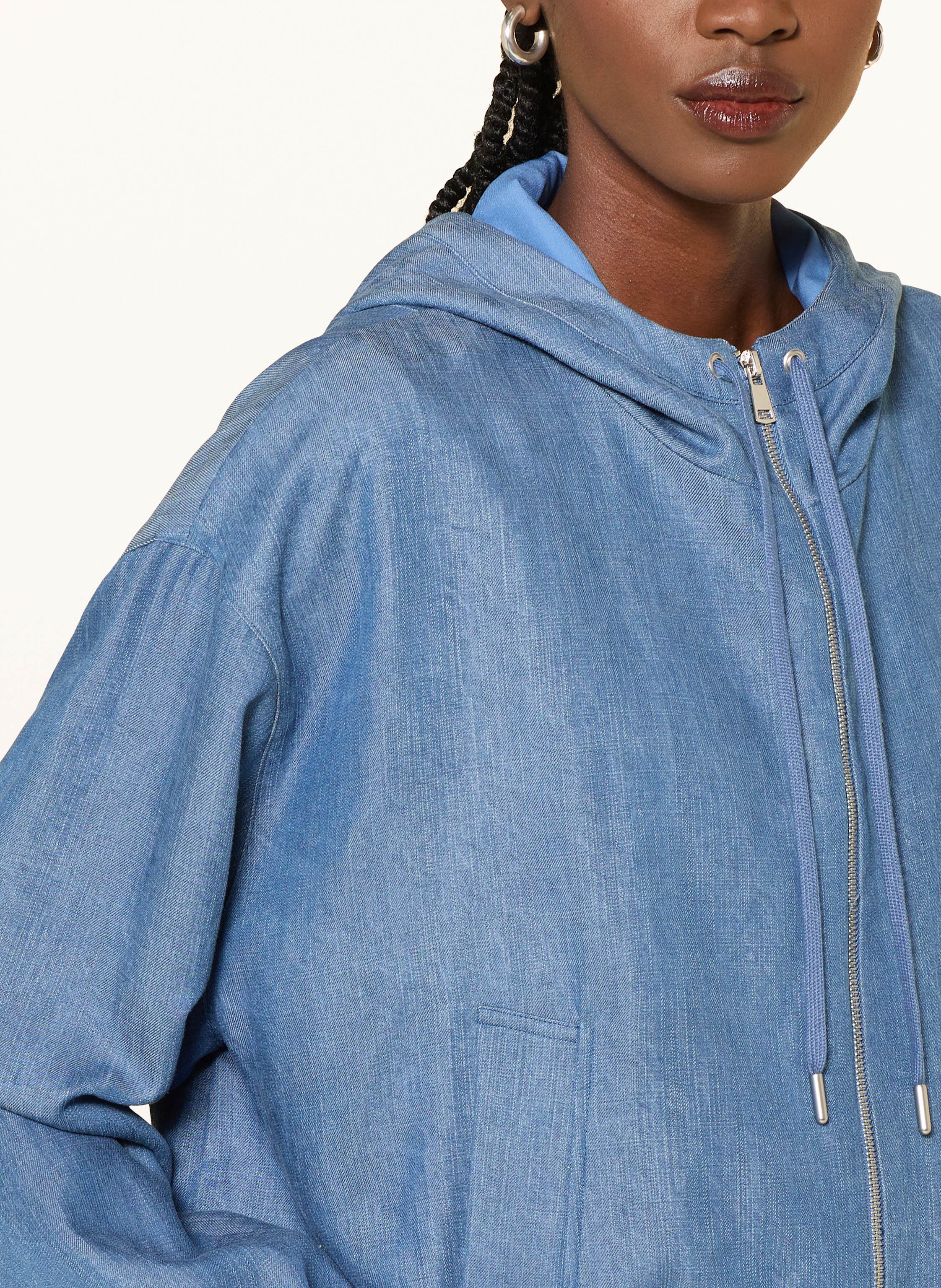 Thumbnail - Sem Per Lei Jeansjacke blau