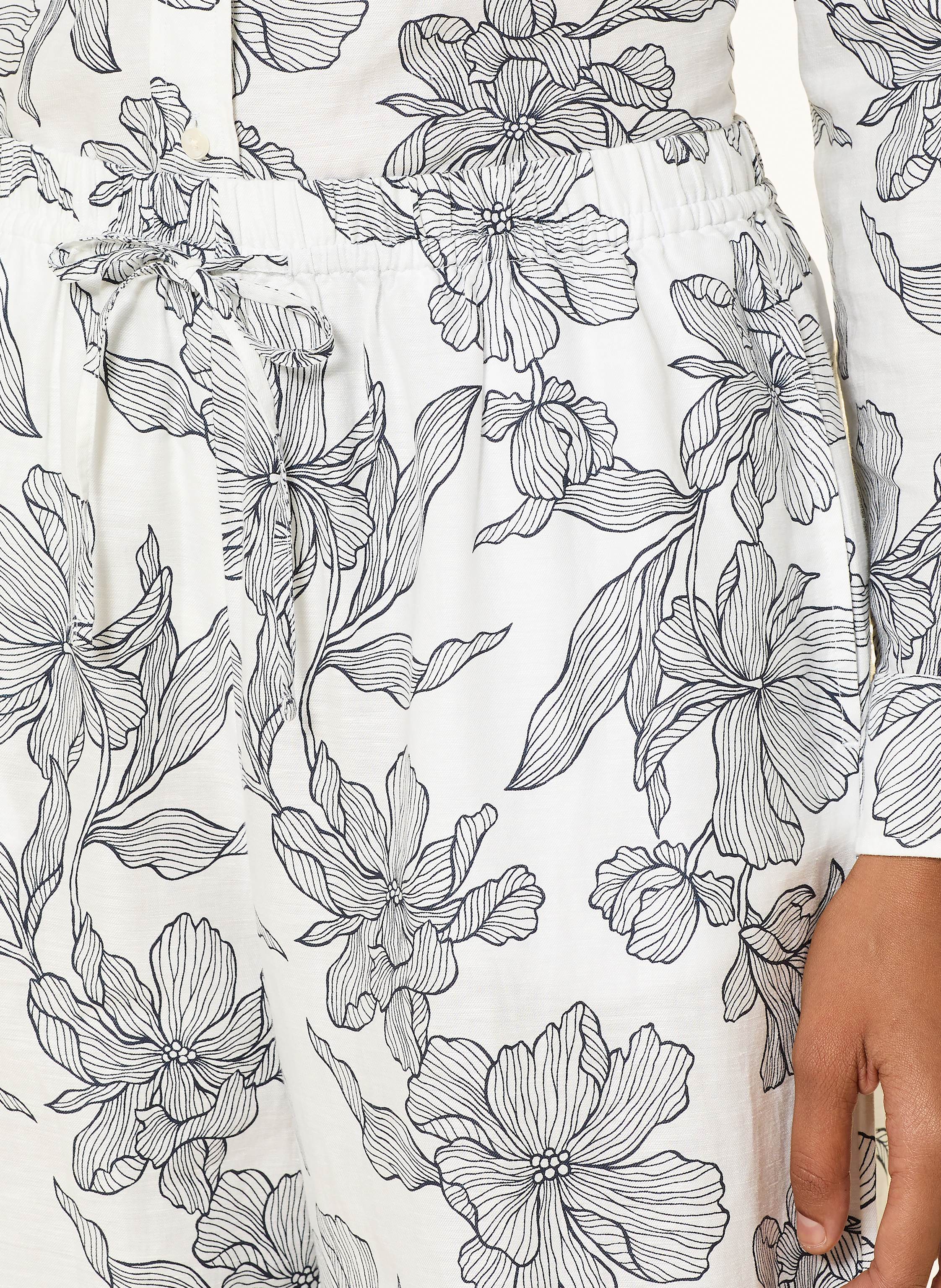 Thumbnail - Gant Leinenhose blau