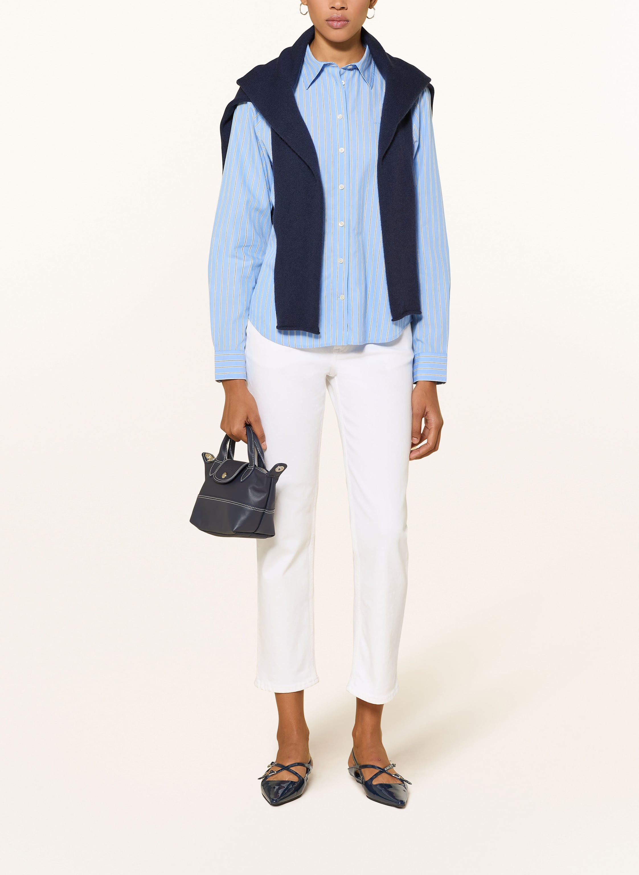 Thumbnail - Gant Hemdbluse blau