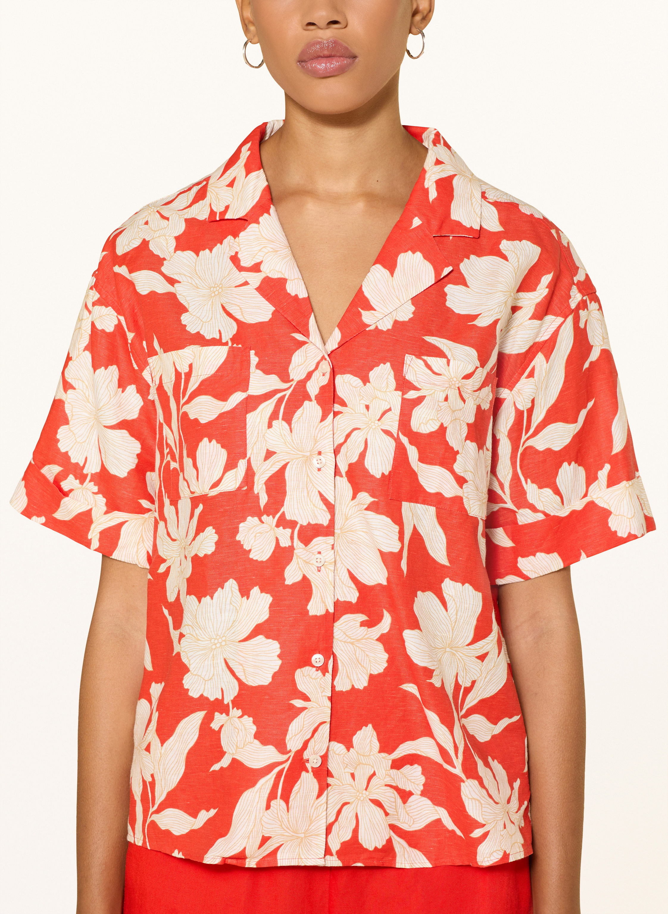 Thumbnail - Gant Leinenbluse rot